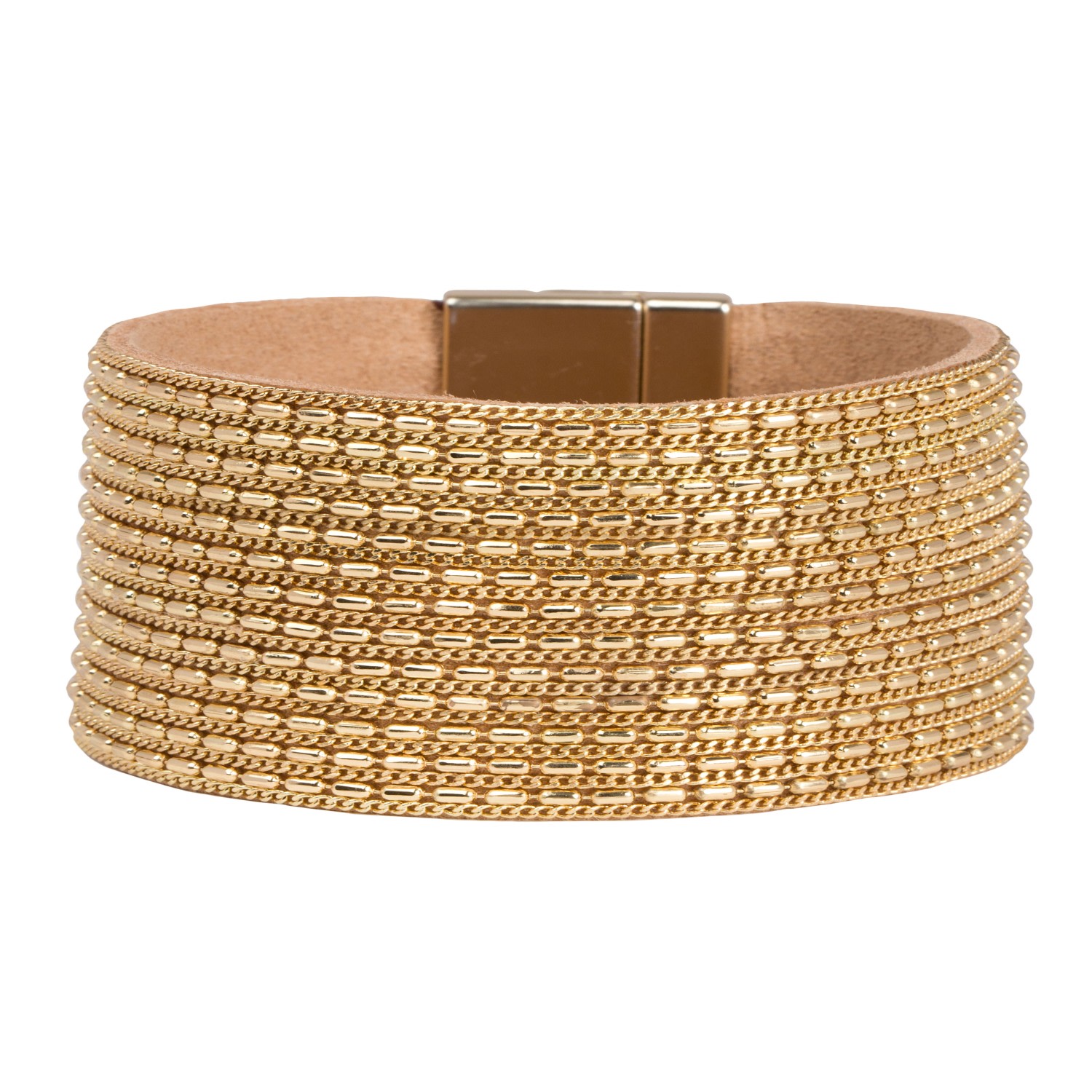 Saachi Women's Gold Rock N Roll Bracelet