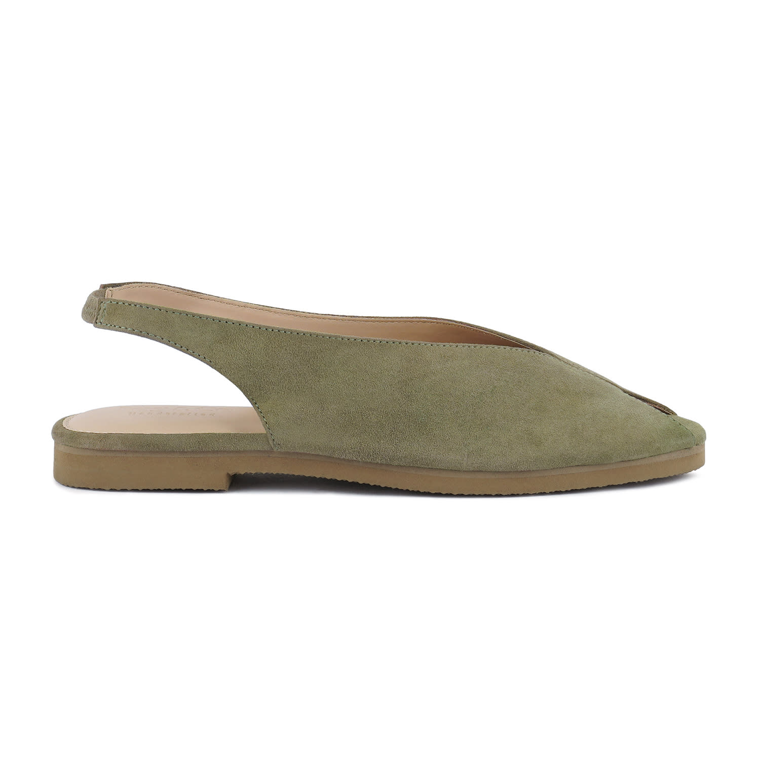 Rag & Co Women's Gretchen Green Slingback Flat Sandals By