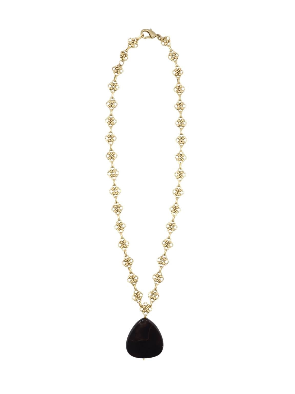 Sita Nevado Women's Gold / Brown Brownstone Necklace In Multi