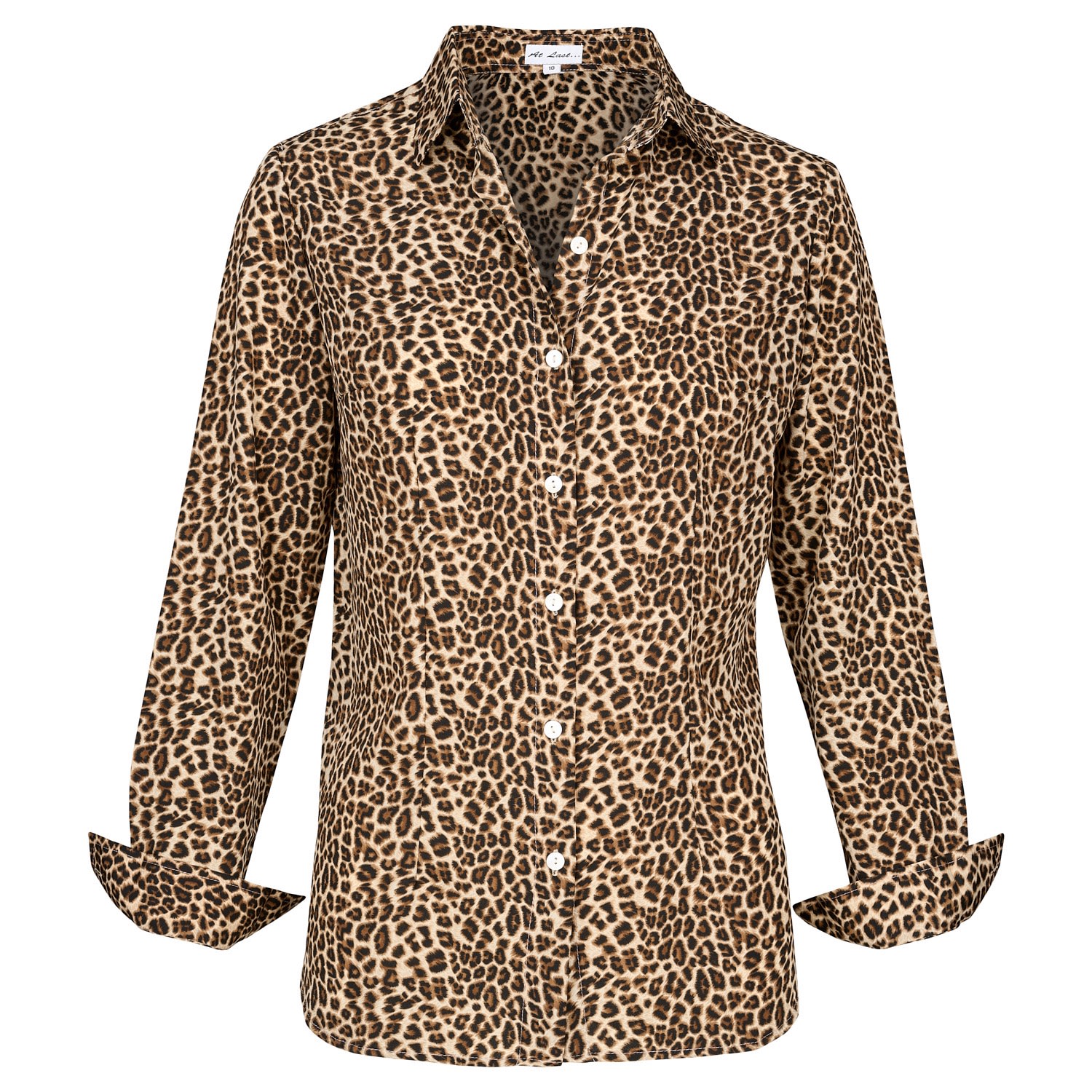 At Last... Women's Freya Shirt In Baby Leopard