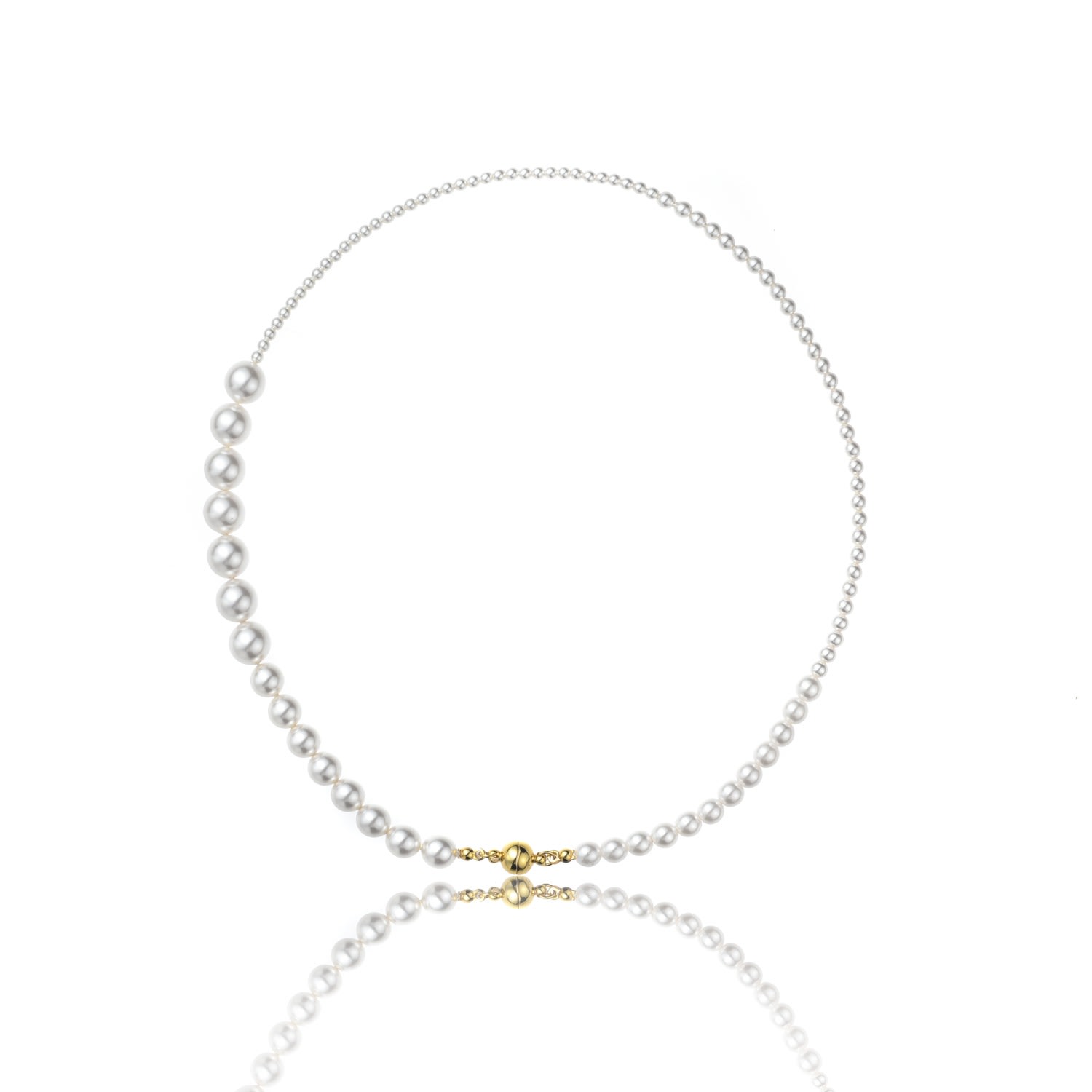 Women’s Gold Abby Pearl Necklace Miss Cecilia