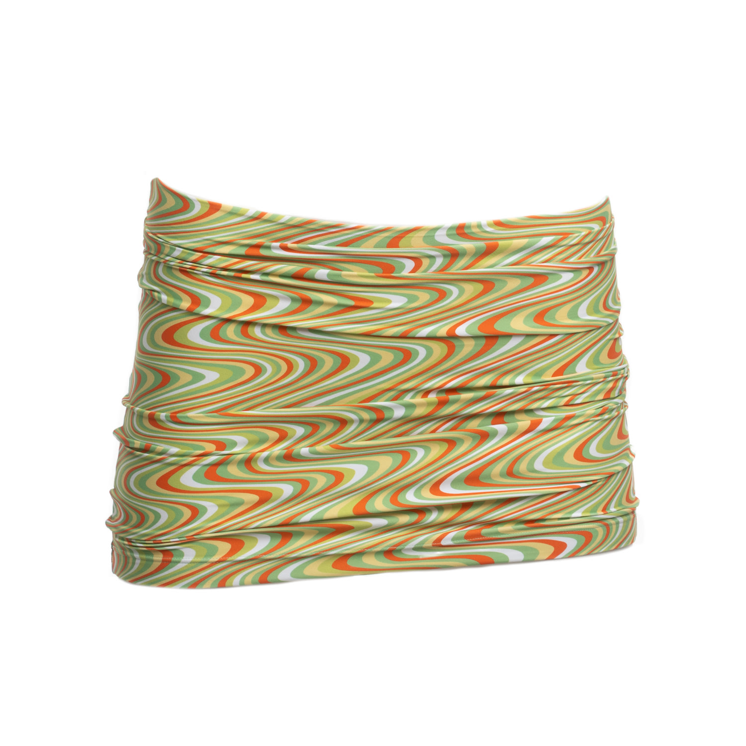 Women&rsquo;s Green Jane&rsquo;s Groovy Fitted Cover-Up Skirt | Small | Patti Jane Swim