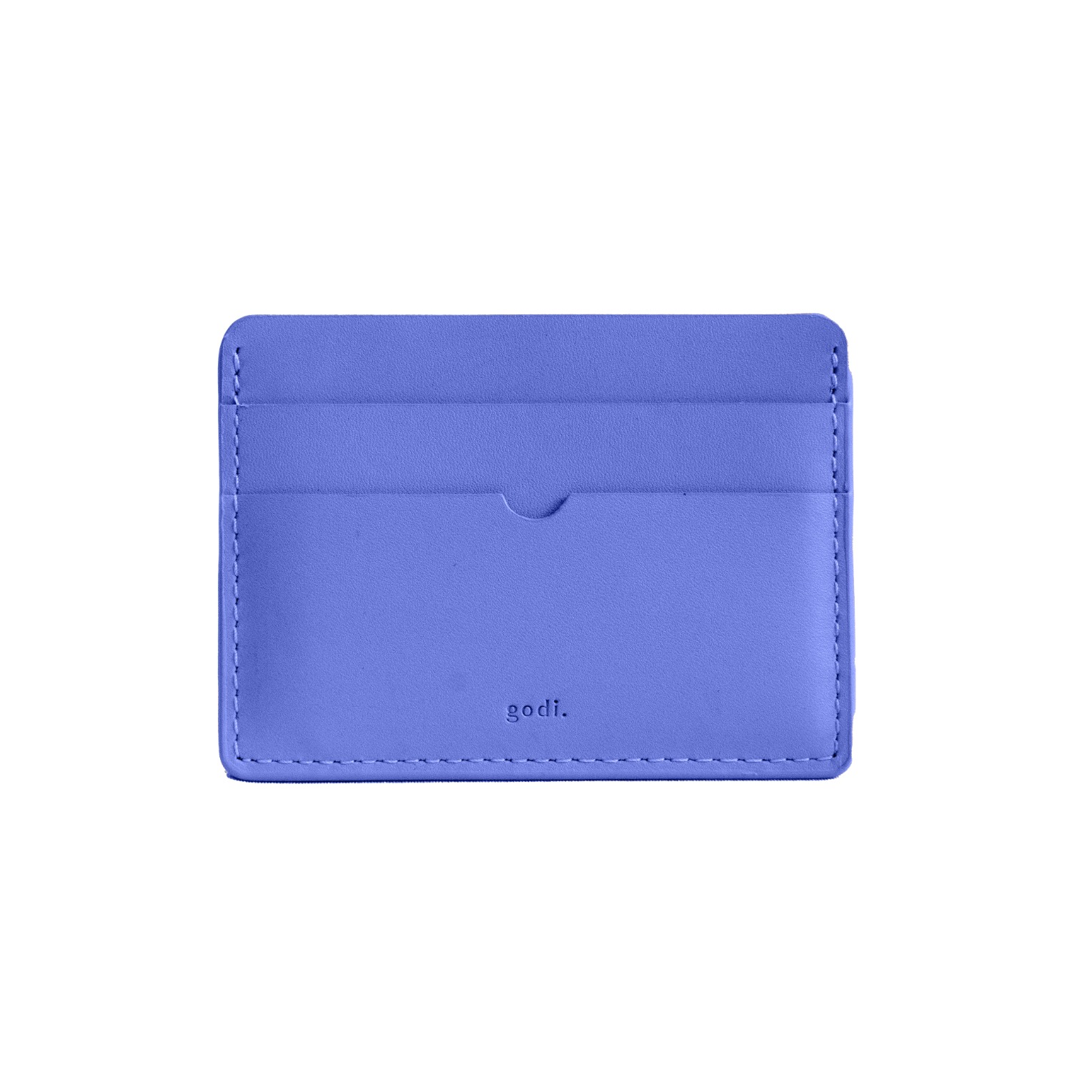 Godi. Men's Pink / Purple Handmade Leather Card Case - Amethyst