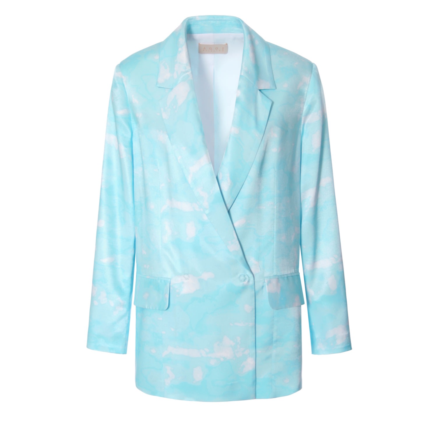 Women’s Lana Sky Blue Light Oversized Blazer Small Aggi