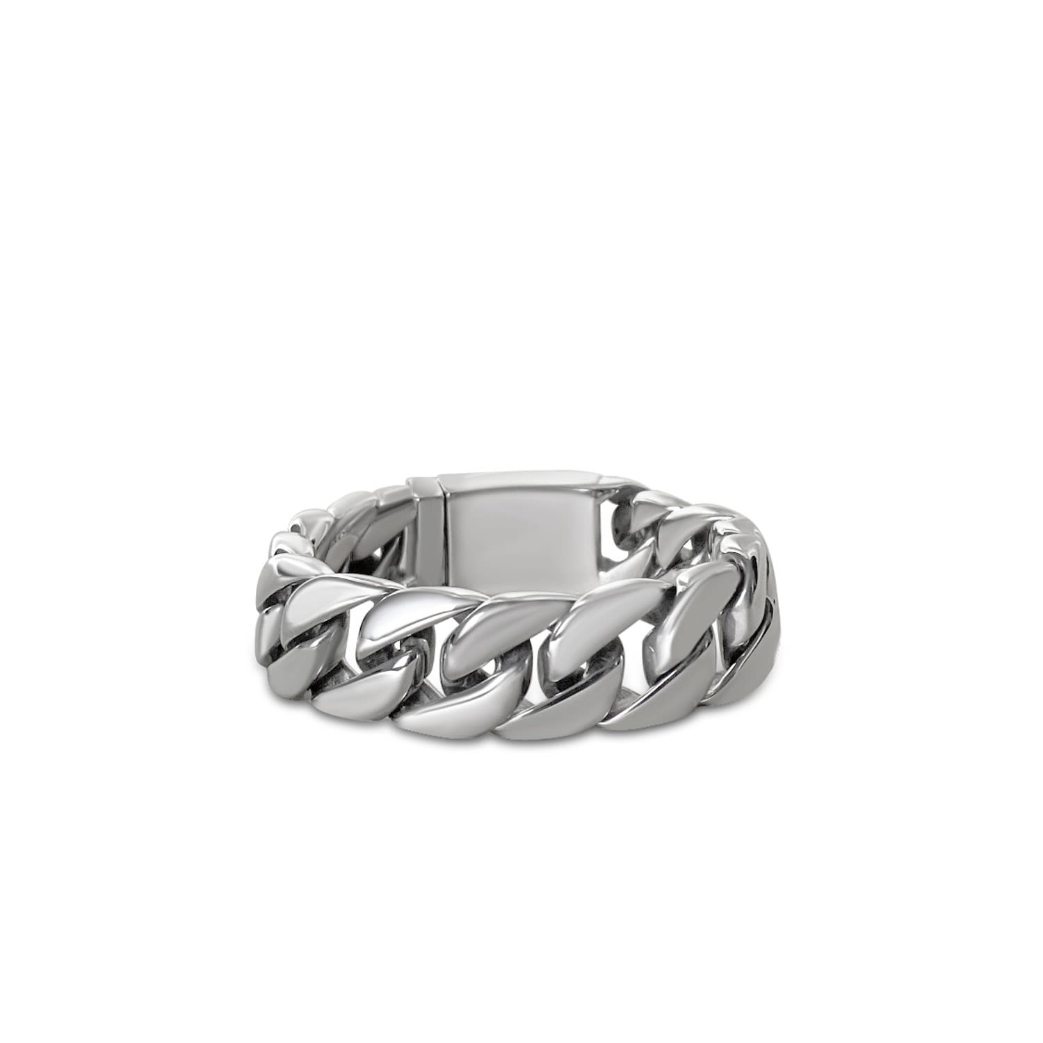 Anisa Sojka Women's Silver Chunky Chain Bracelet In Gray