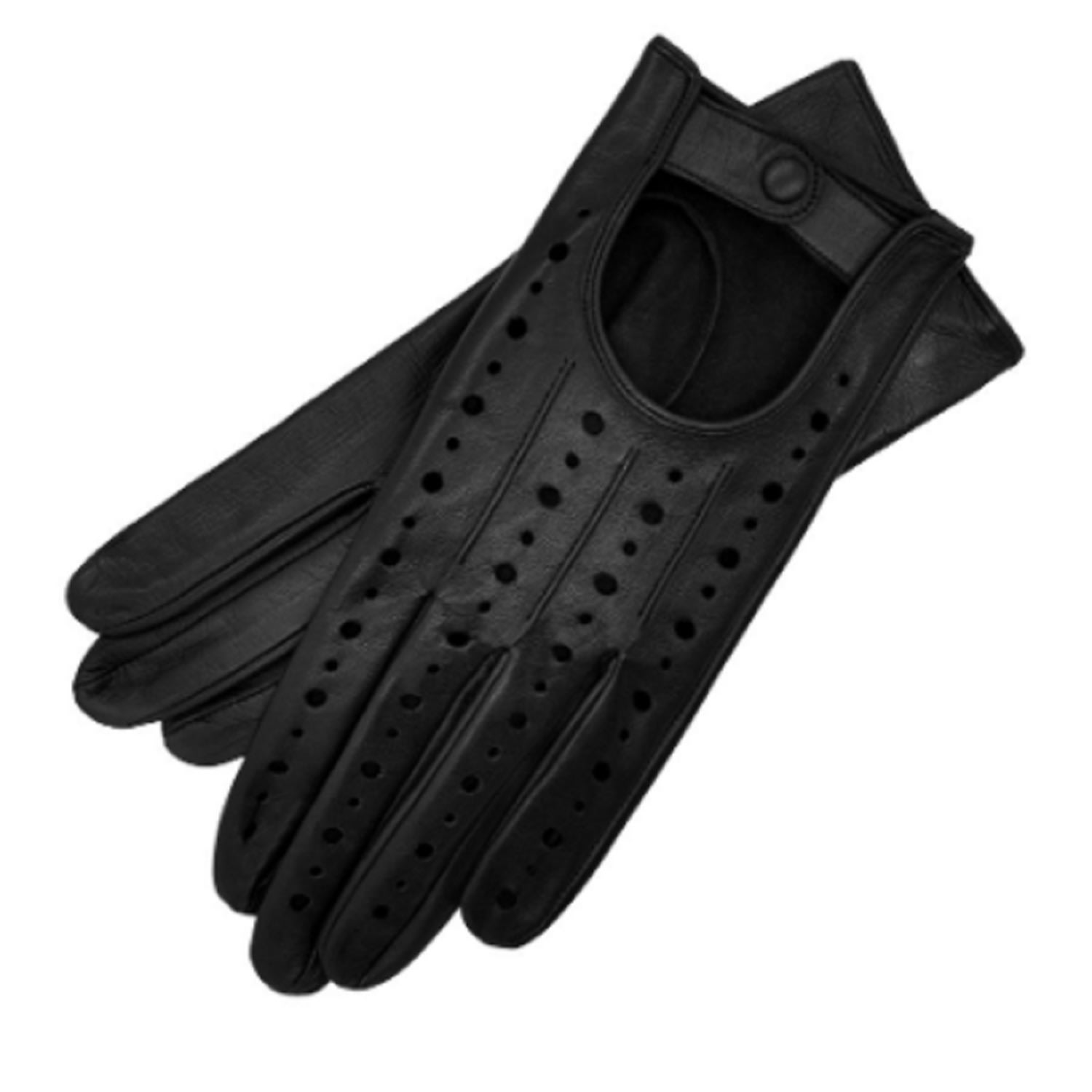 Rimini - Women’s Driving Gloves In Black Nappa Leather 7.5" 1861 Glove Manufactory