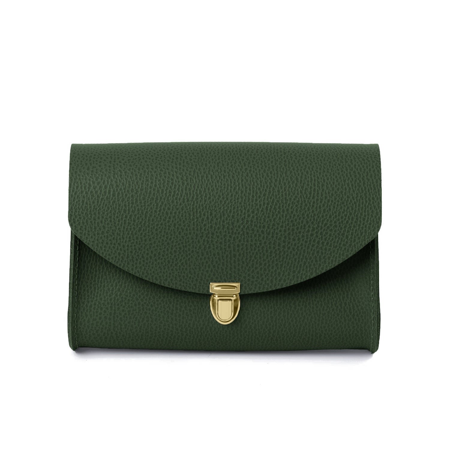The Cambridge Satchel Co. Women's The Large Pushlock - Green In Green