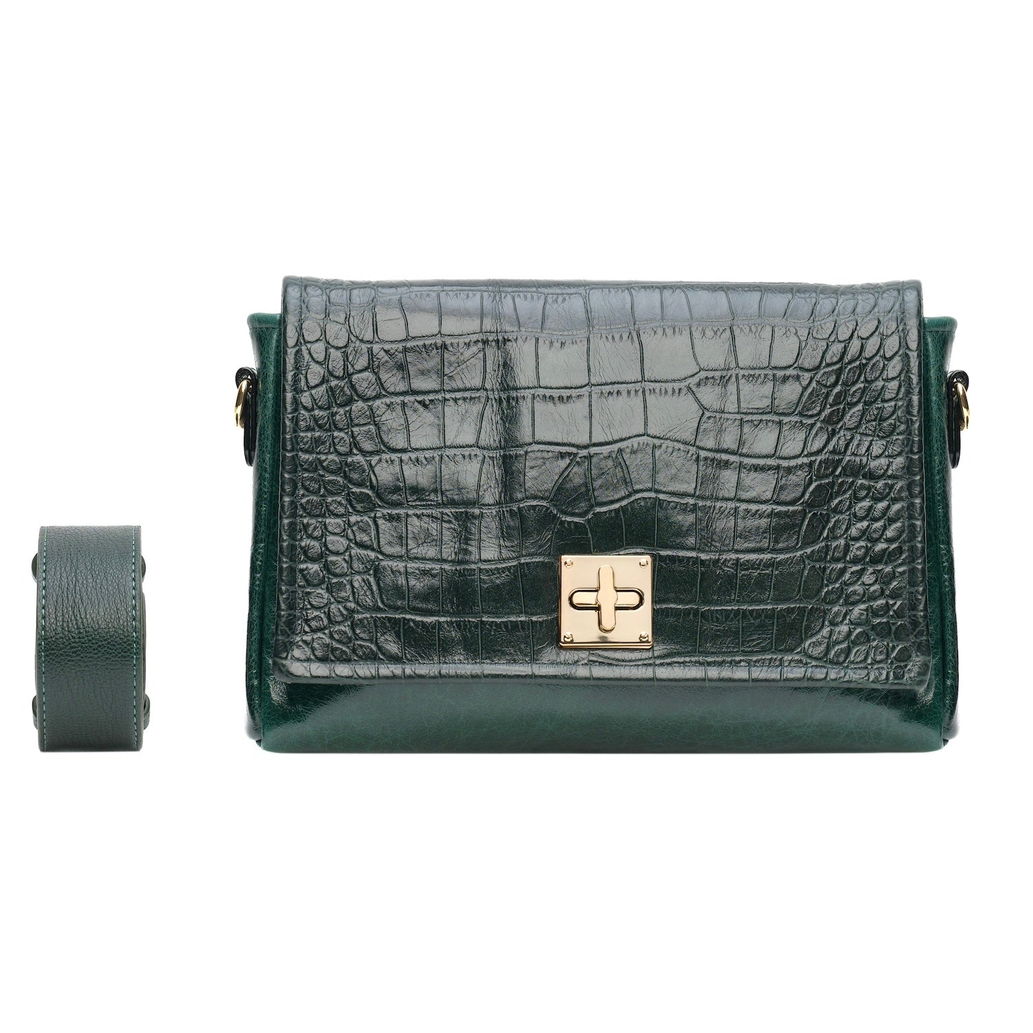 L2r The Label Women's Josephine Green Messenger Bag In Green