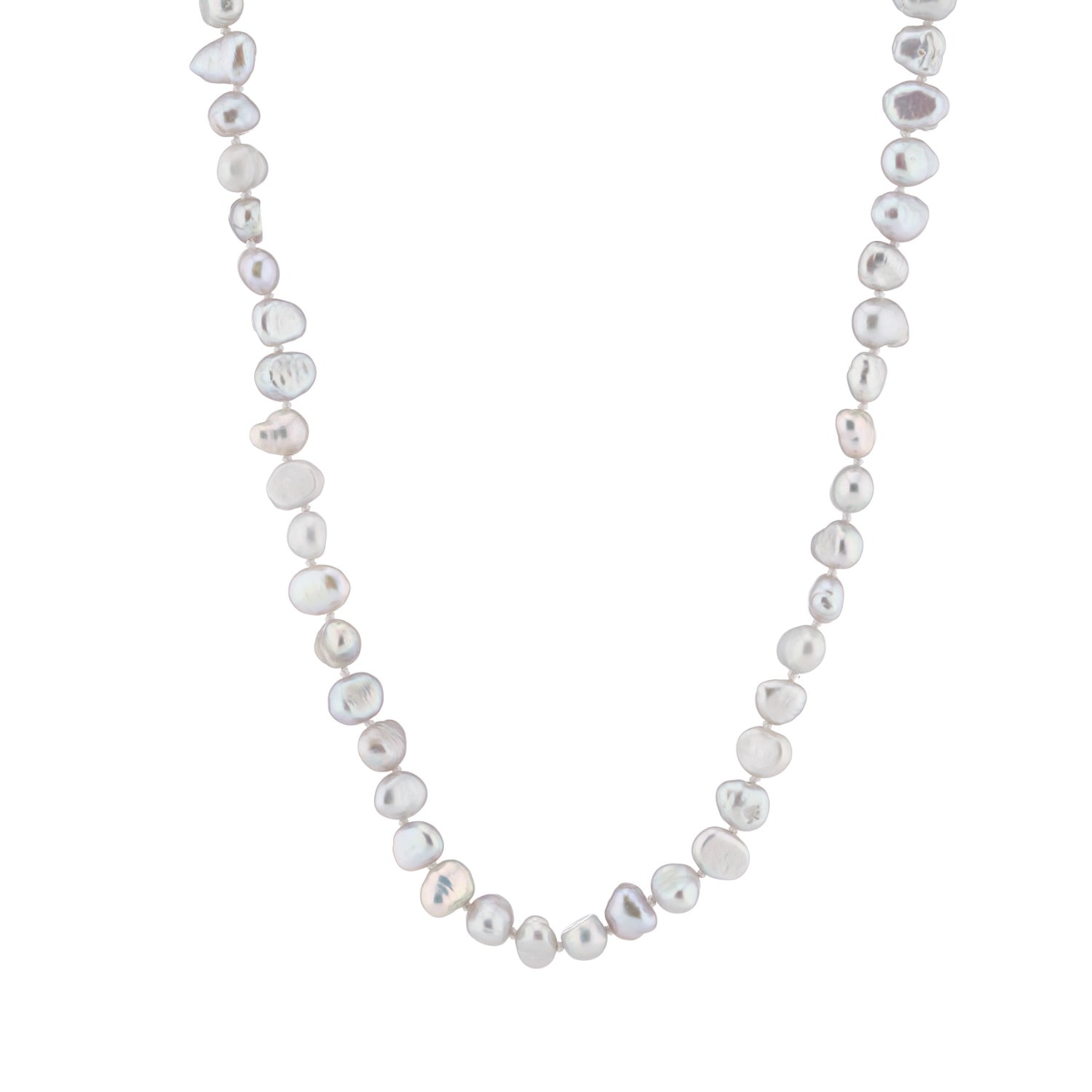 Auree Jewellery Women's Alderley Grey Pearl & Sterling Silver Necklace