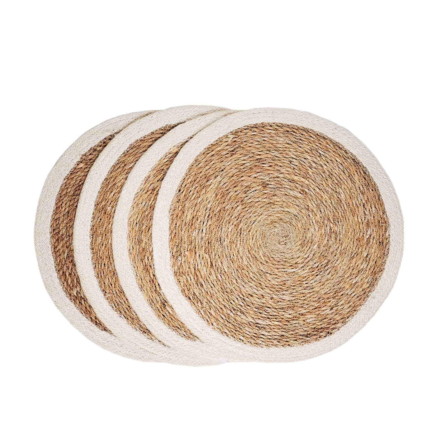 Neutrals Savar Placemats - Set Of 4 Korissa