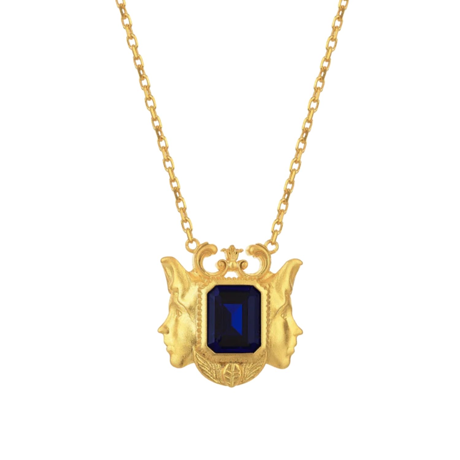 Tiron Women's Gold / Blue Tristan Blue Neclace - Limited Edition