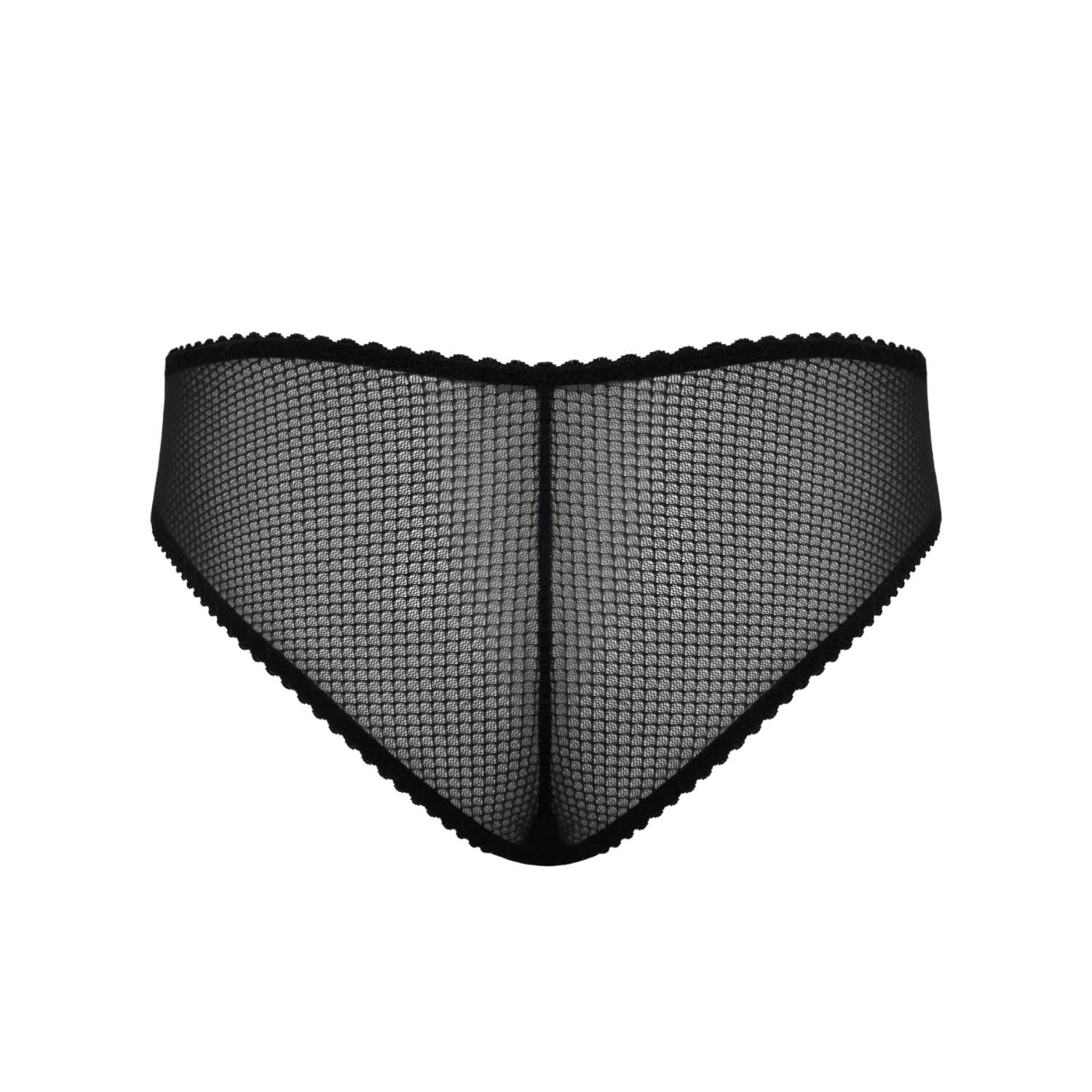 Darily Underwear Women's Brazilian Panties Noir Black In Black