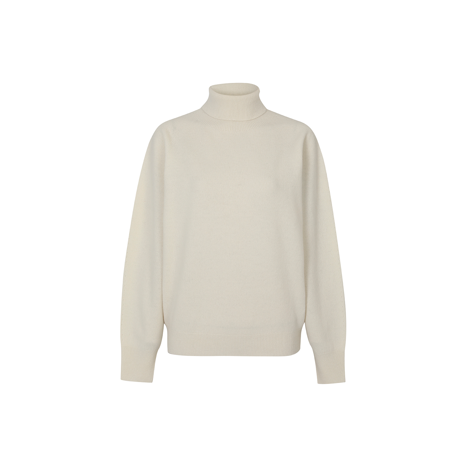 Seamless Silk-Cashmere Blend Turtleneck Sweater