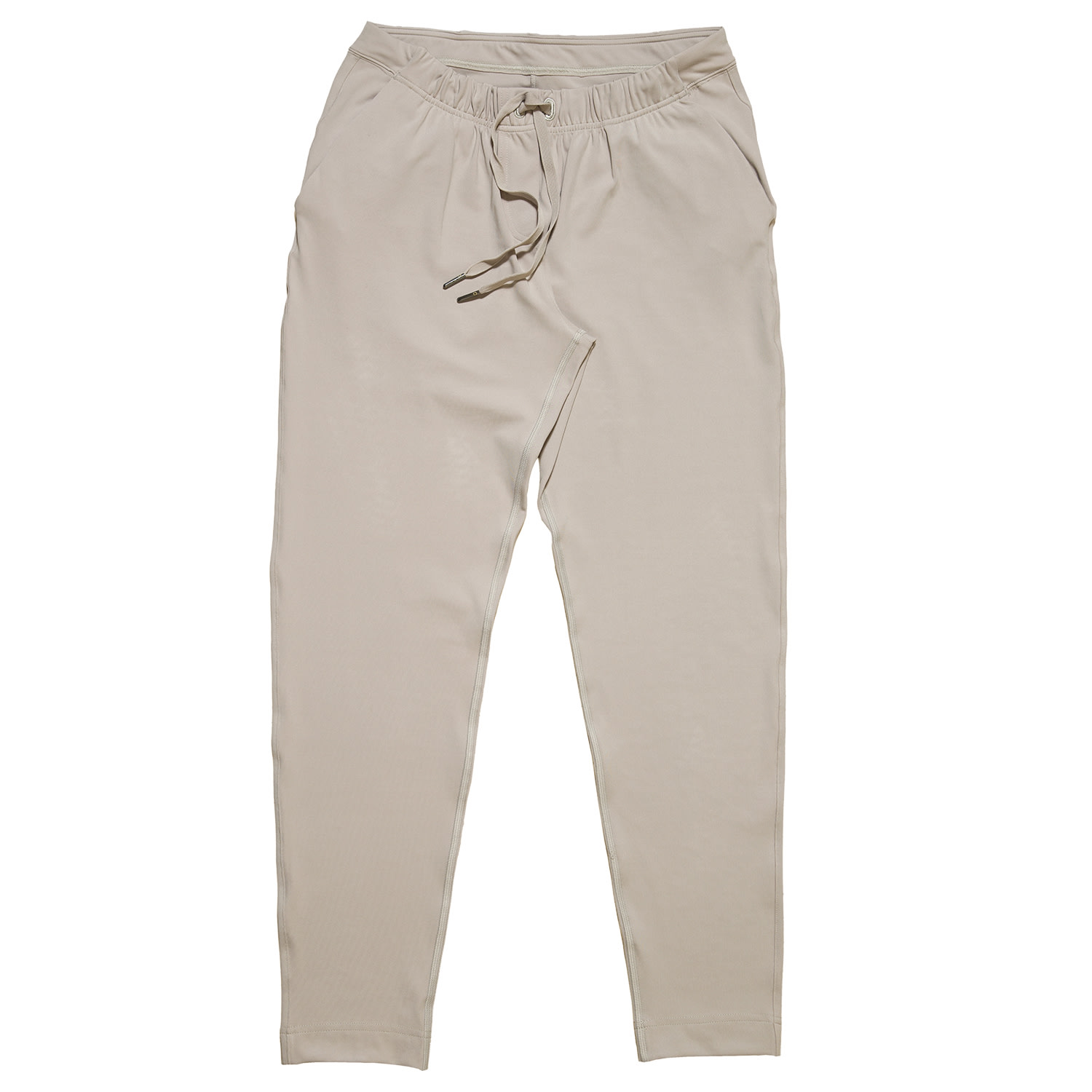 One Of Us Women's Neutrals Astrid In A Rush Tie-waist Trousers - Sand
