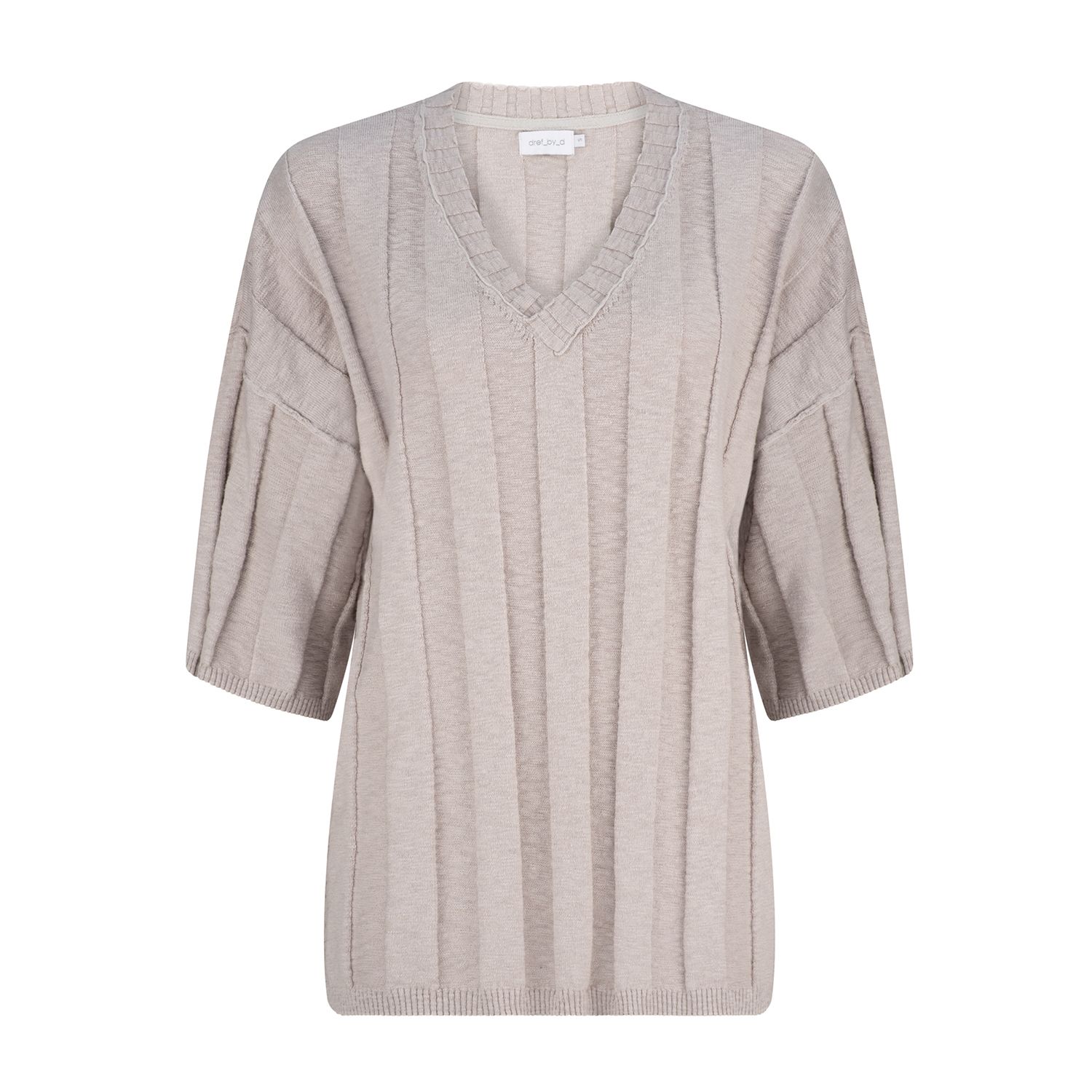 Dref By D Women's Neutrals Capture Tee - Pumice In Gray