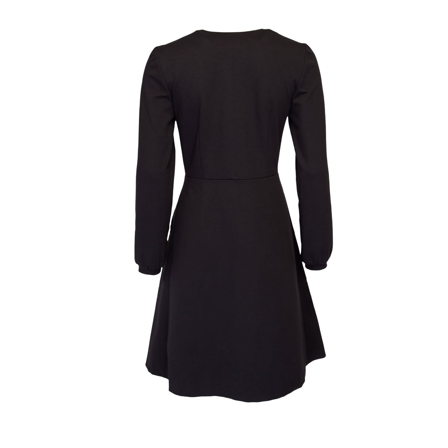 little black wrap dress