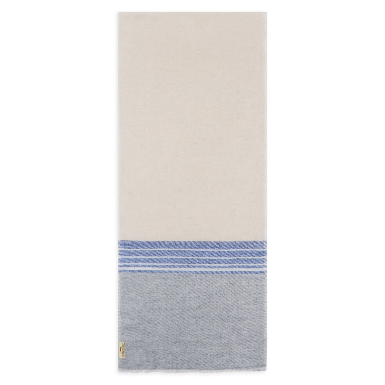 Men’s Neutrals Cashmere & Merino Wool Scarf - Beige Burrows & Hare