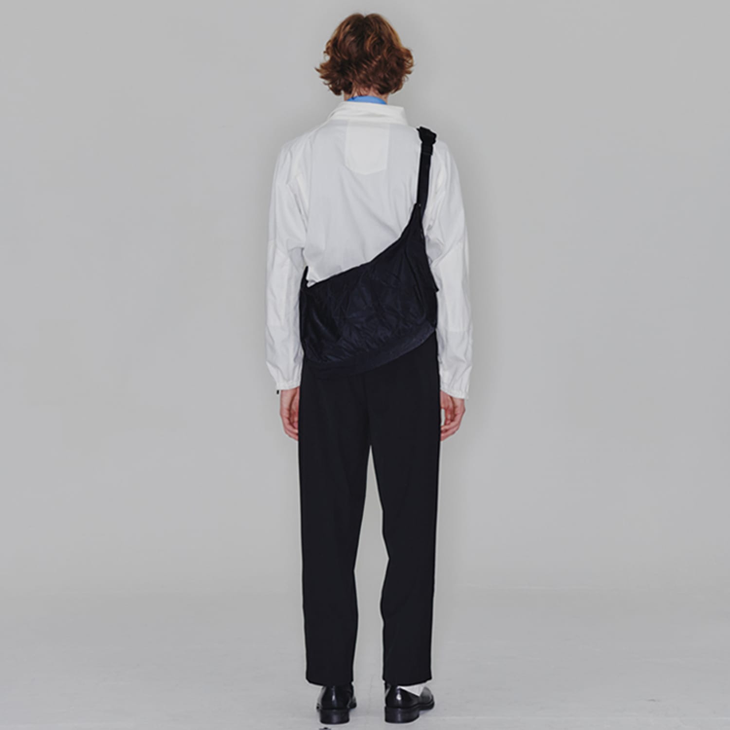 Ark Messenger Bag - Crease Black | HAH ARCHIVE | Wolf & Badger