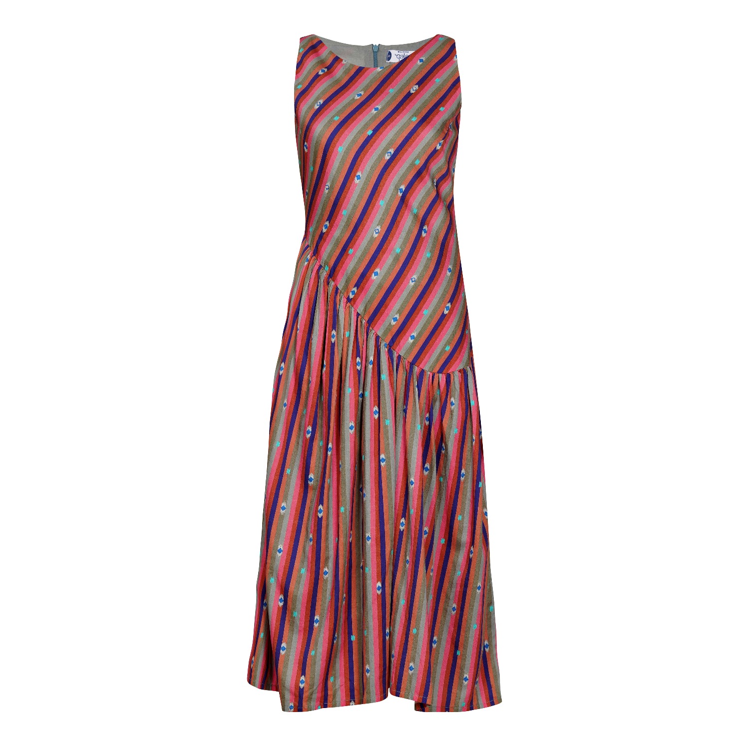 Maison Qala Women's Red Wrong Turn Right Dress In Multi