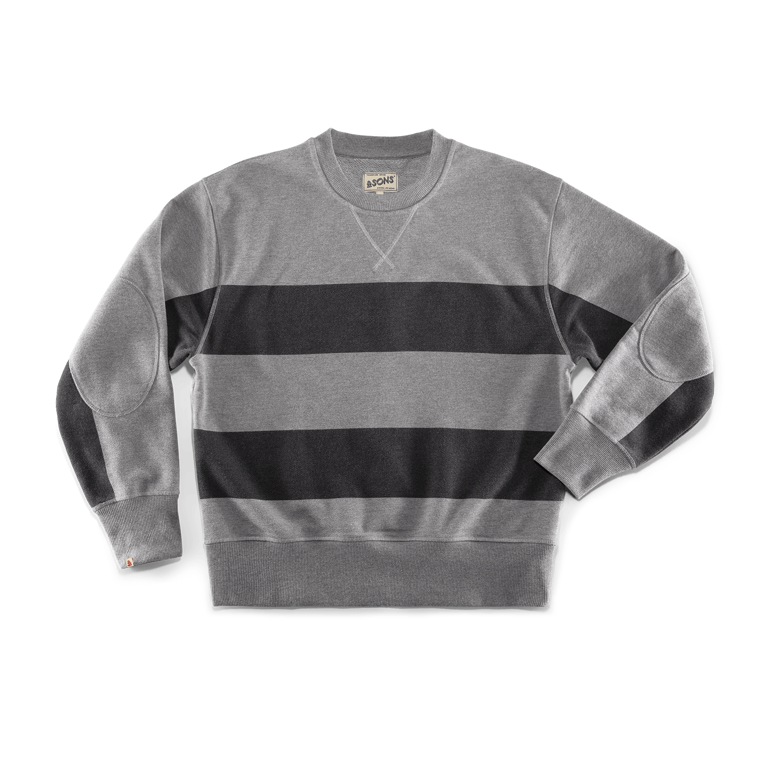 &sons Trading Co Quincy Sweatshirt Grey Marl In Gray