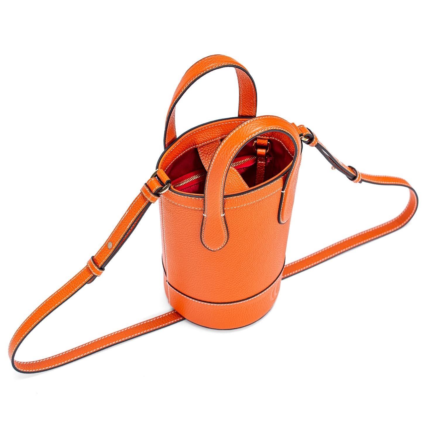 Women’s Yellow / Orange Alice Bucket Bag - Yellow & Orange One Size Cecily Clune