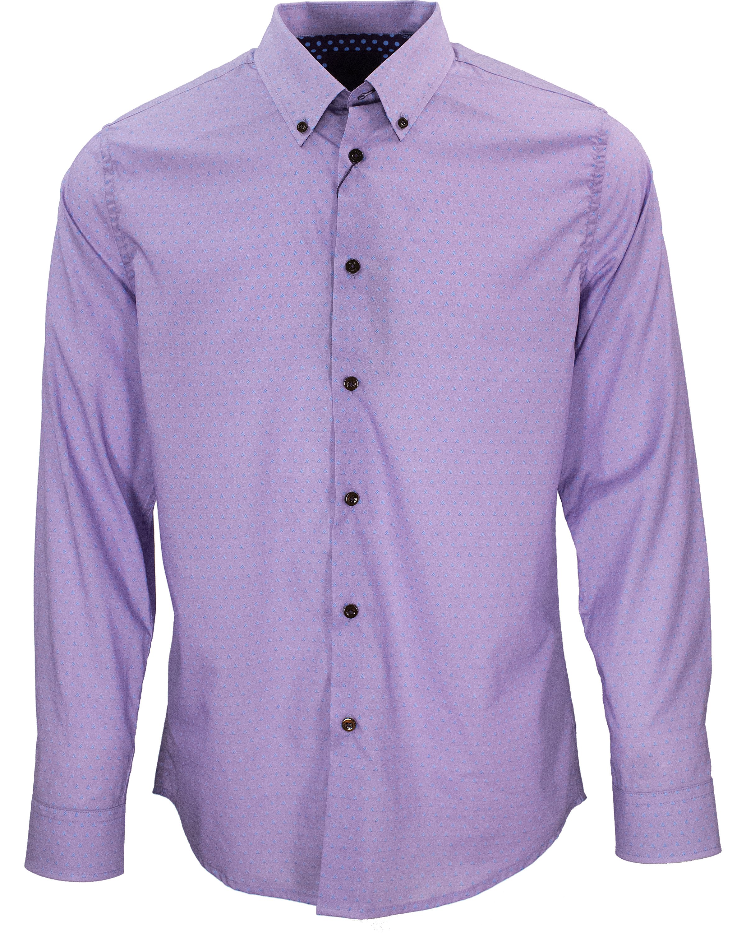 Lords Of Harlech Men's Pink / Purple Mitchell Triangle Dots Lavender In Pink/purple
