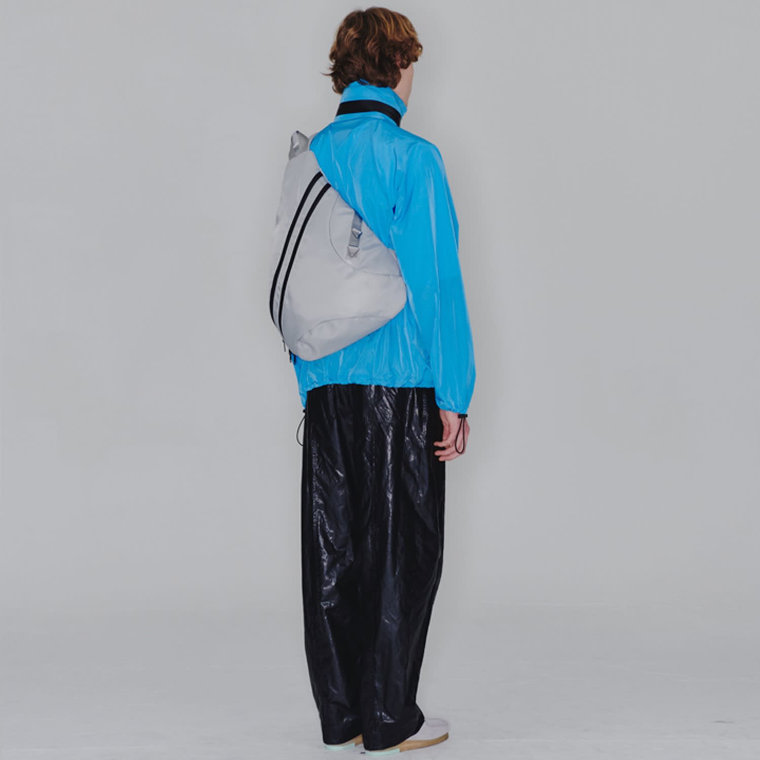 Hybrid Messenger Bag - Silver | HAH ARCHIVE | Wolf & Badger