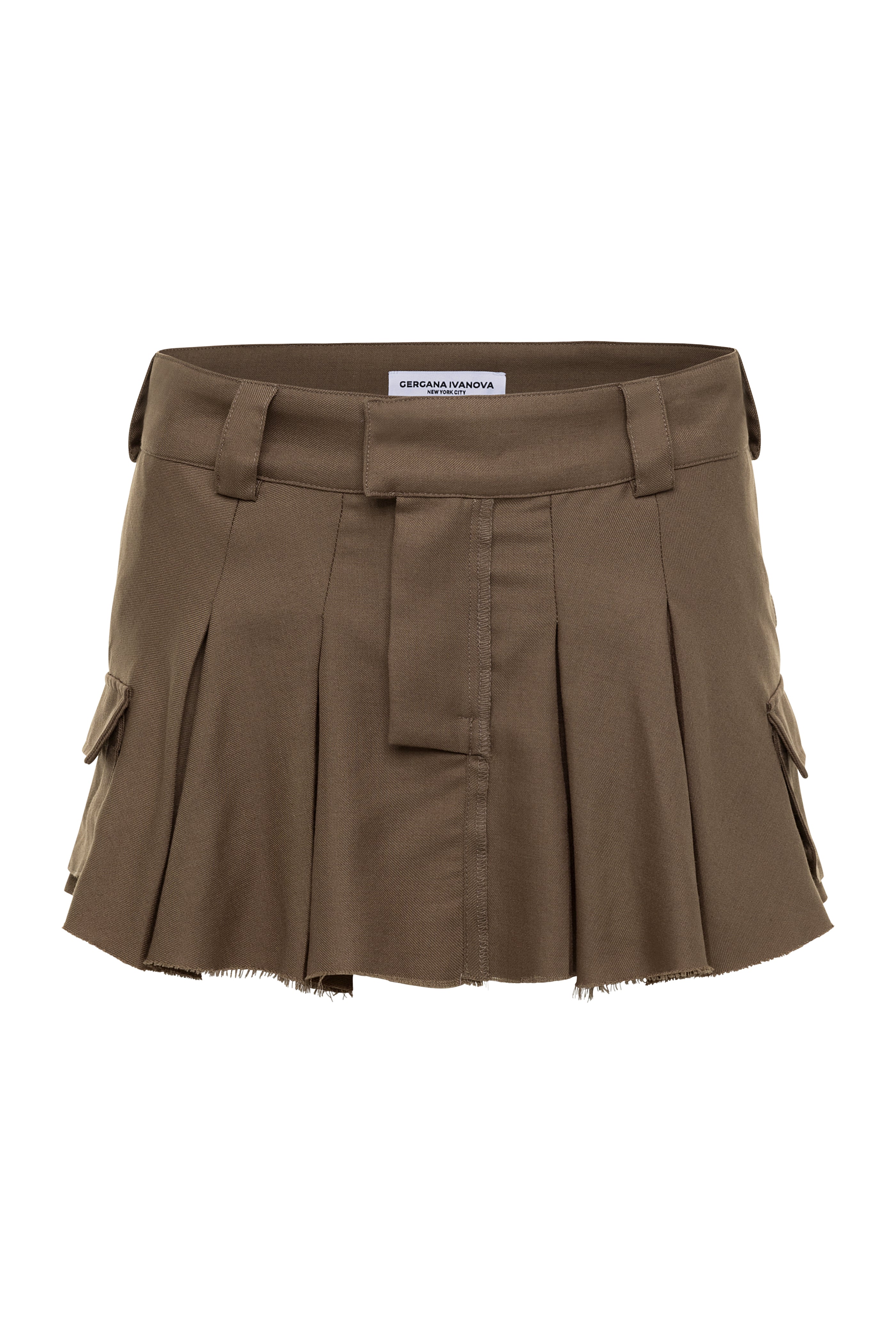 Gergana Ivanova Women's Brown Giselle Skirt Taupe In Brown