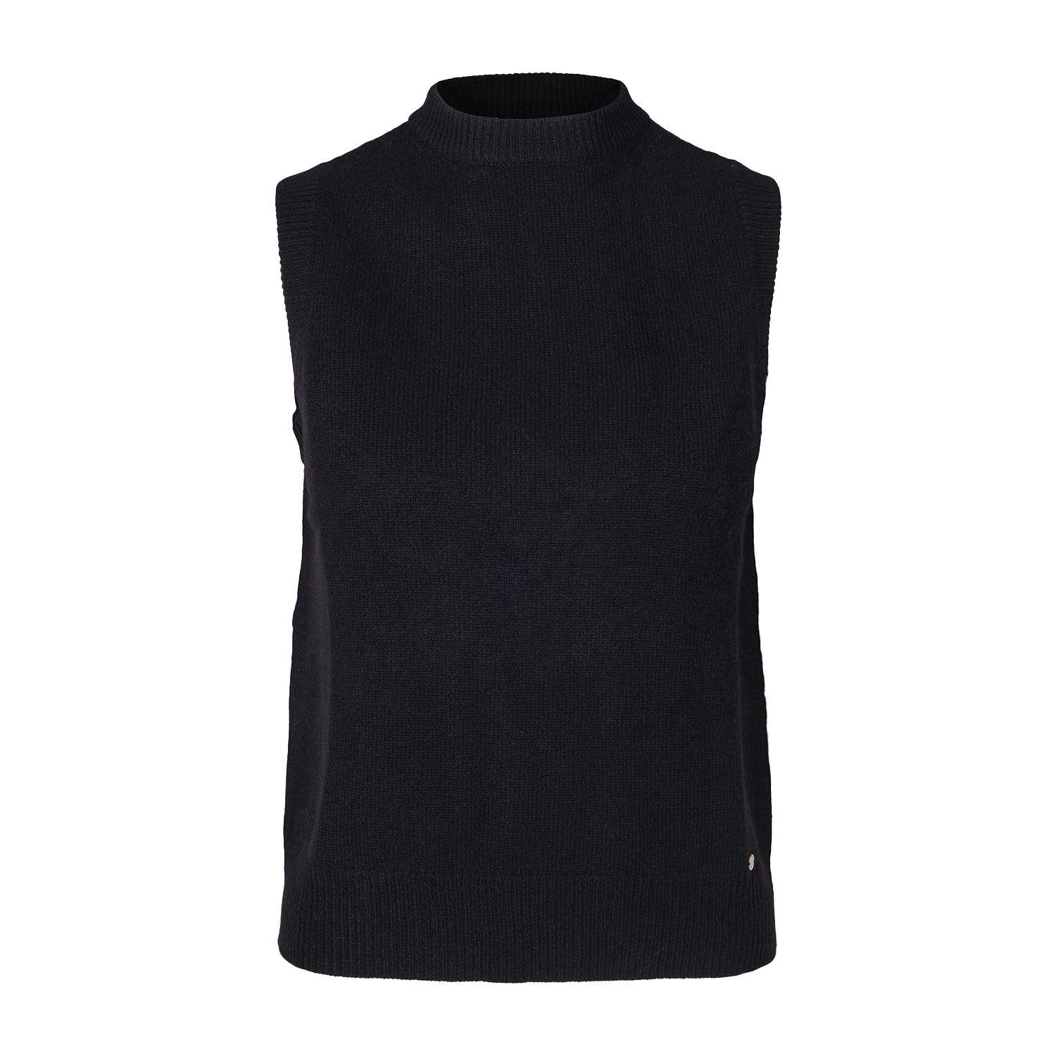 Tirillm Women's Agnes Cashmere Vest, Black