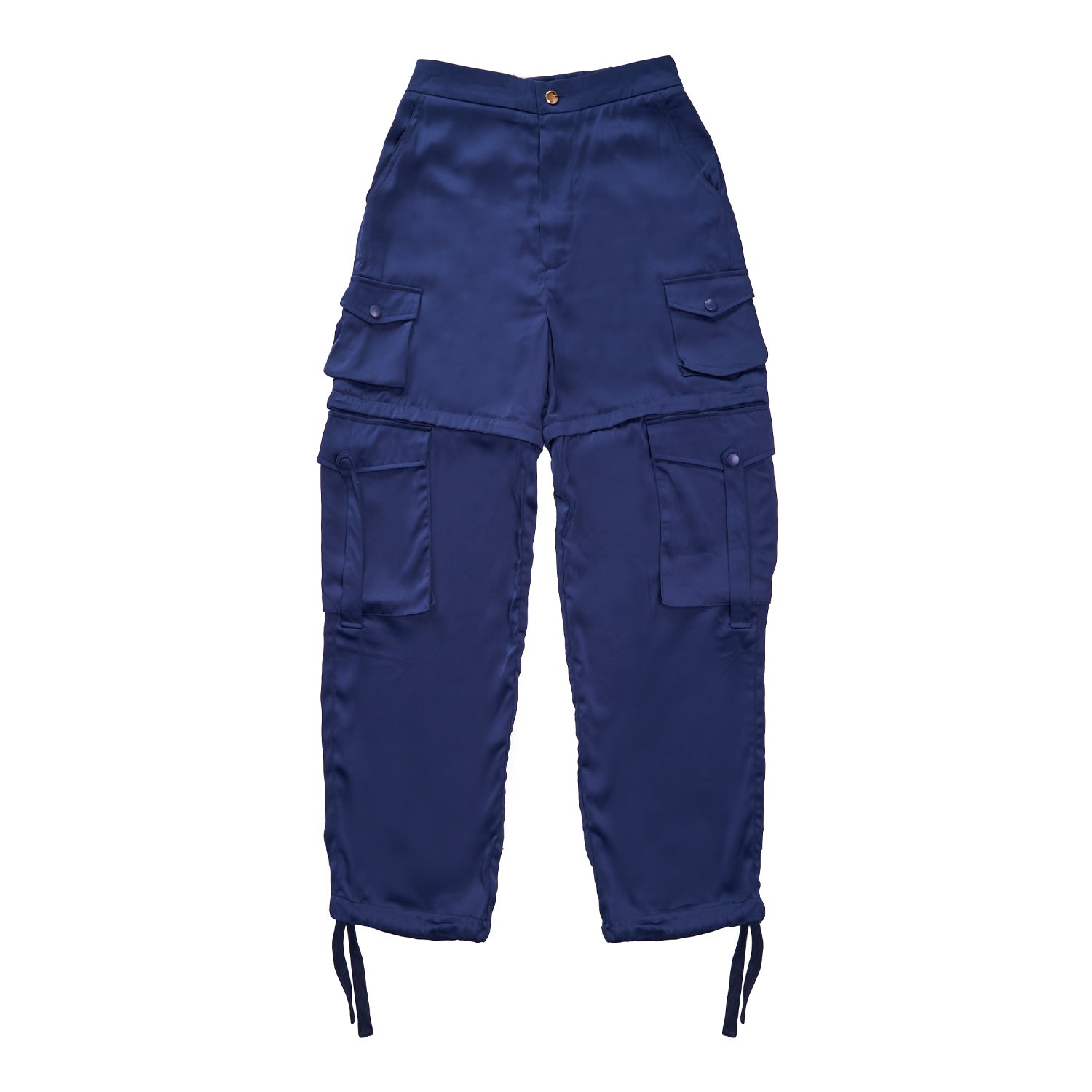 Men’s Blue The Satin Cargo Pant Small Formerly Known as