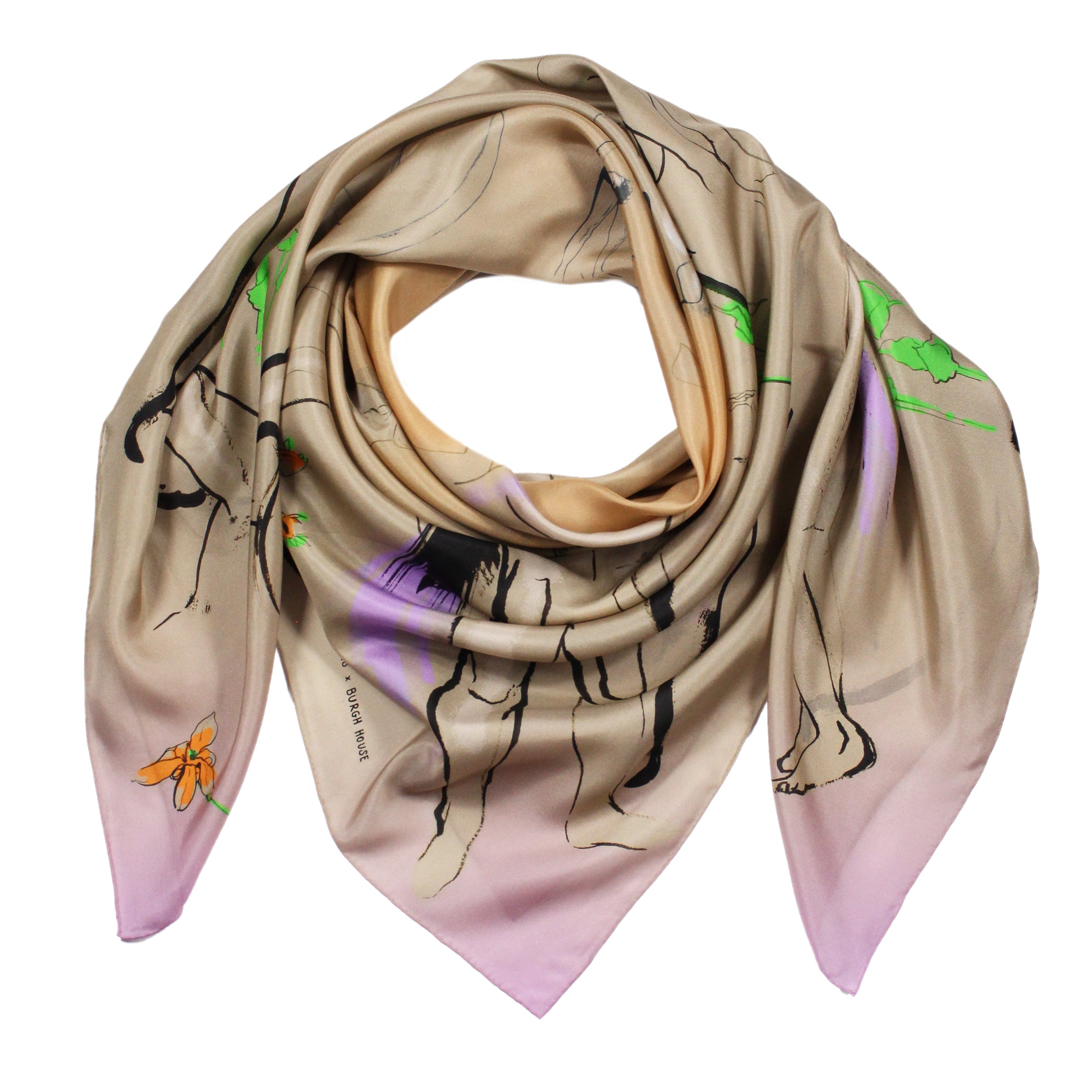 Klements Women's Ponds Silk Scarf