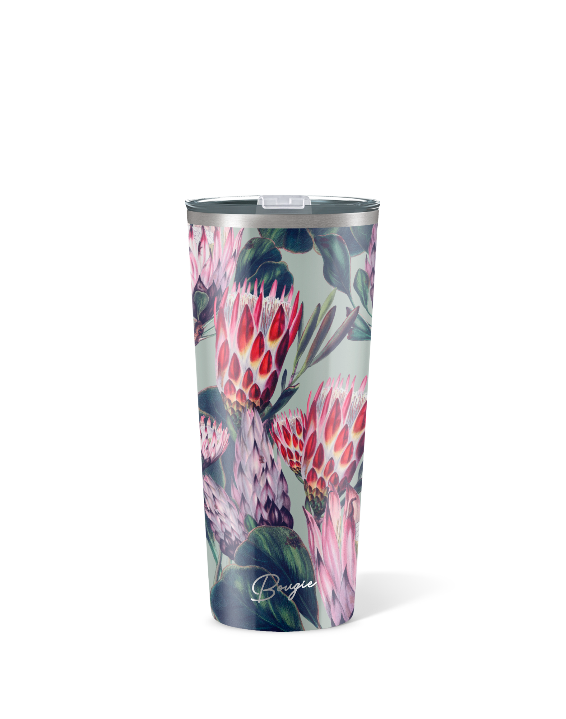 My Bougie Bottle Pink / Purple Protea Flower Insulated Tumbler