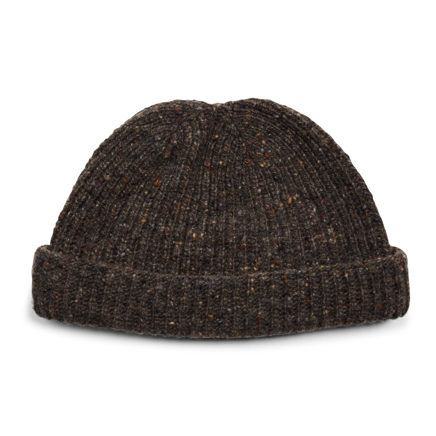 Men’s Grey Donegal Beanie Hat - Charcoal Burrows & Hare