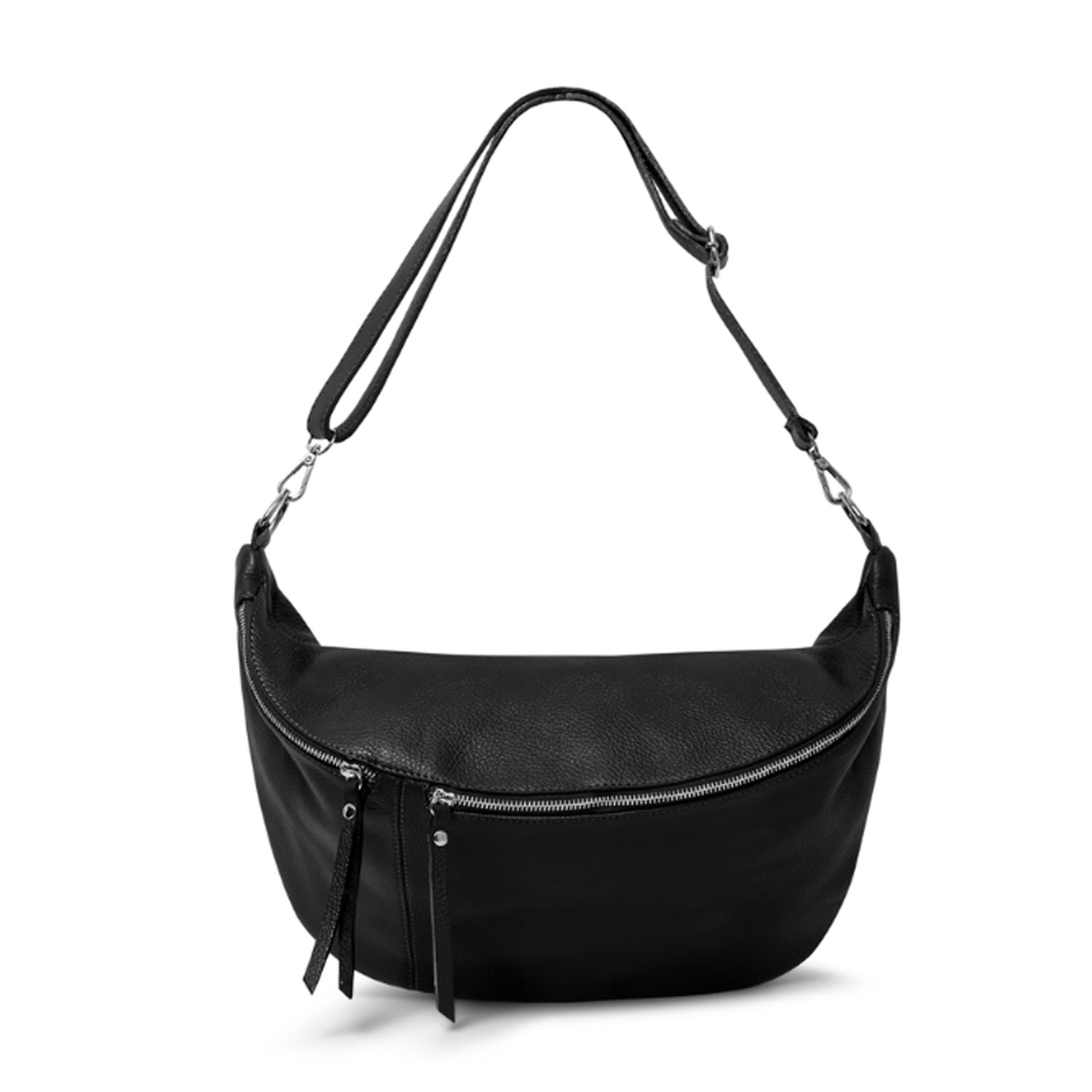 Betsy & Floss Women's Emilia Large Crossbody Waist Bag In Black In Black