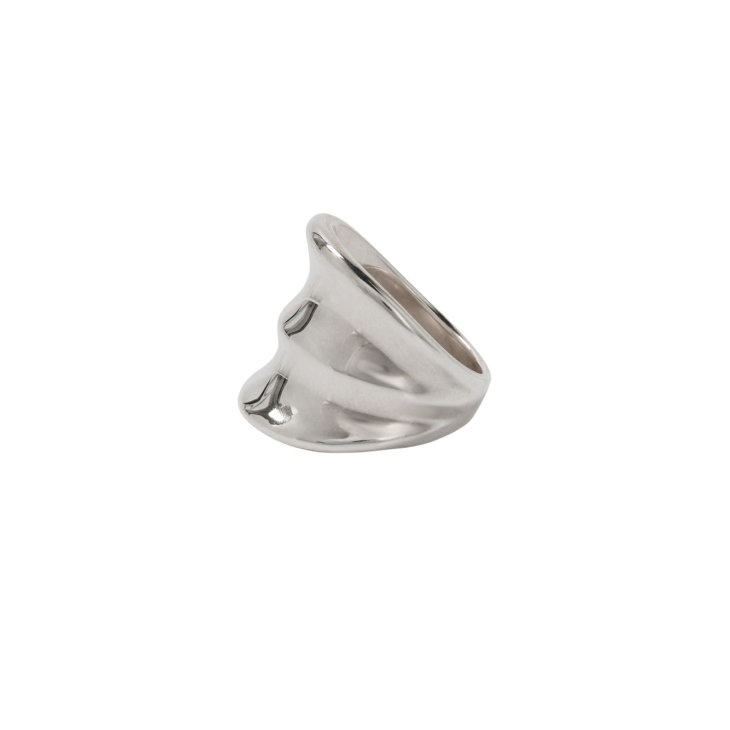 Tami&tami Women's Leclat Silver Moire Ring