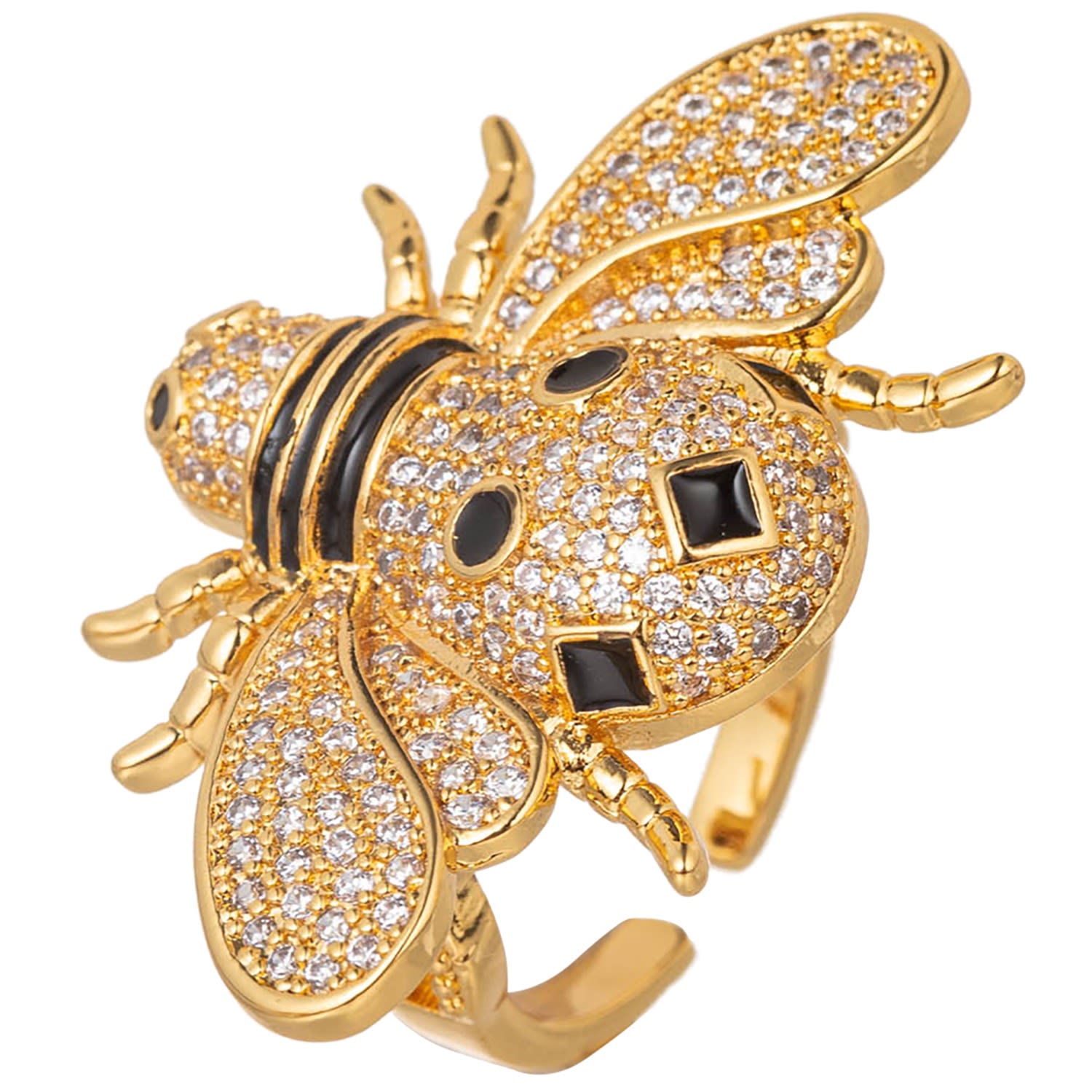 Eye Candy La Women's Gold Bee My Ring
