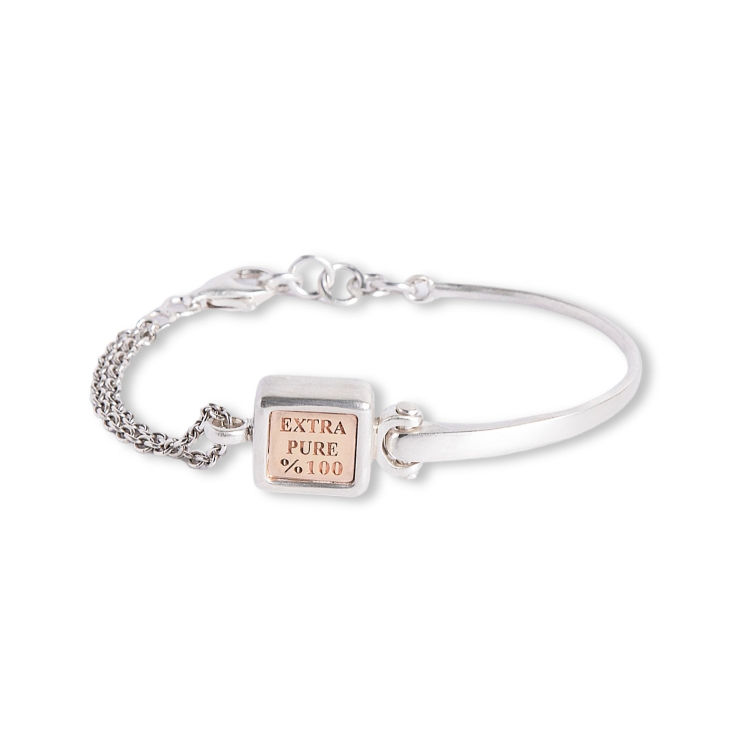 Golden Horn Jewellery Women's Pure Soap Charm Silver Bracelet