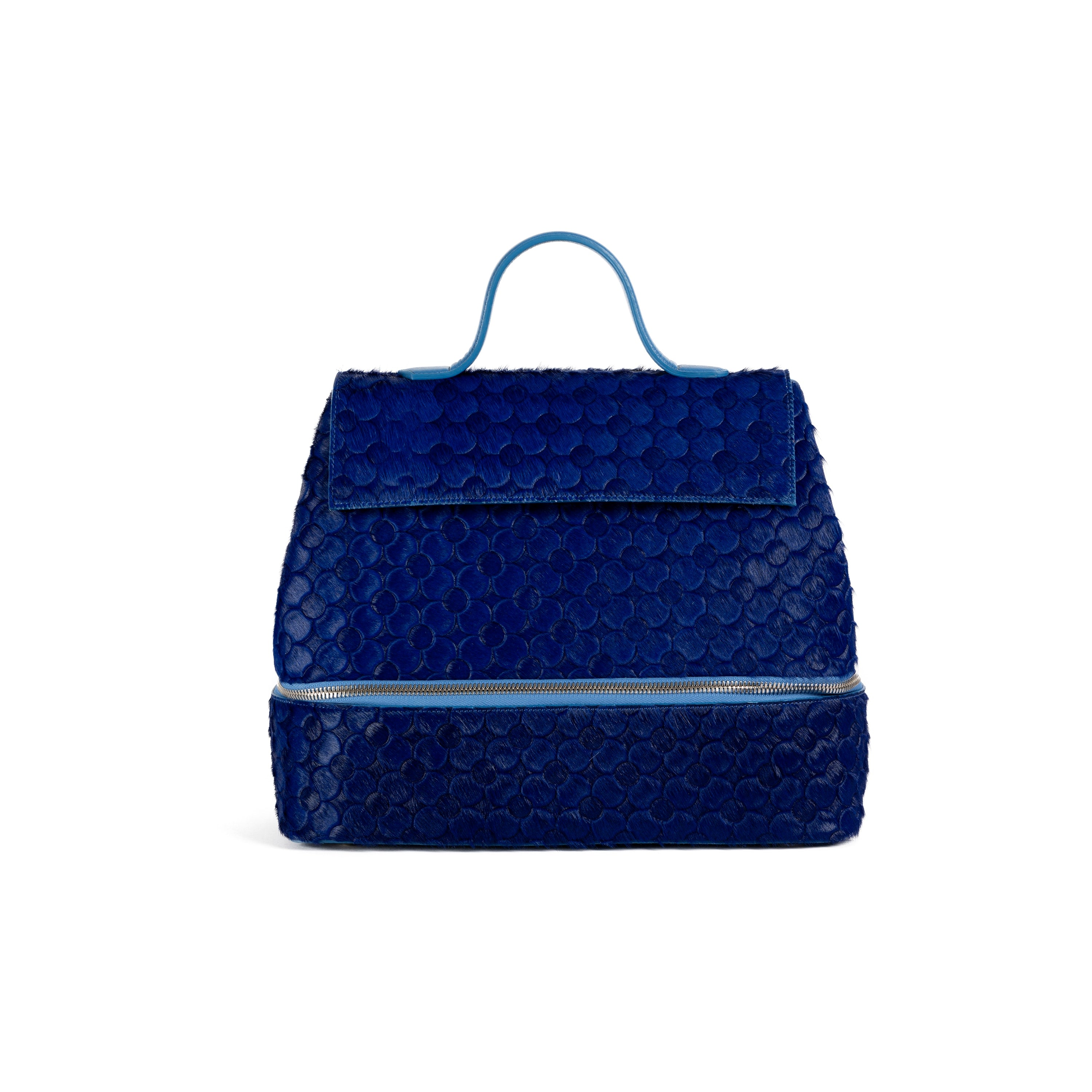 Men’s The Aida Bag In Zahar Cut Blue Medium Medani