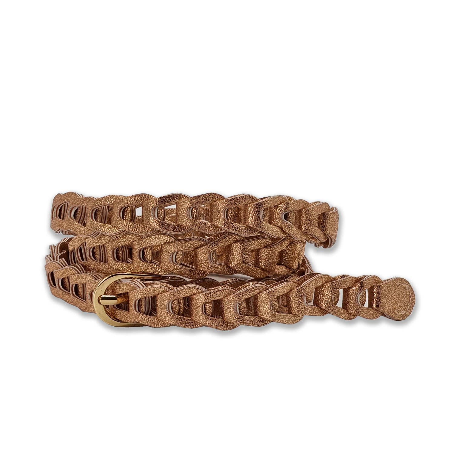 Nooki Design Women's Loop Belt - Rose Gold In Brown