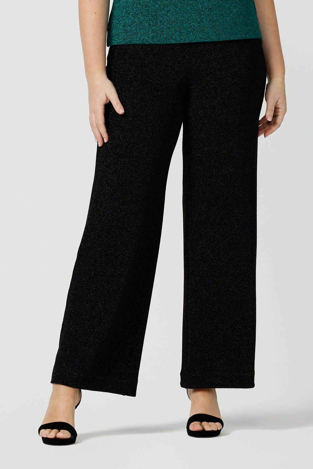 Ashton Pant in Black, Leina & Fleur