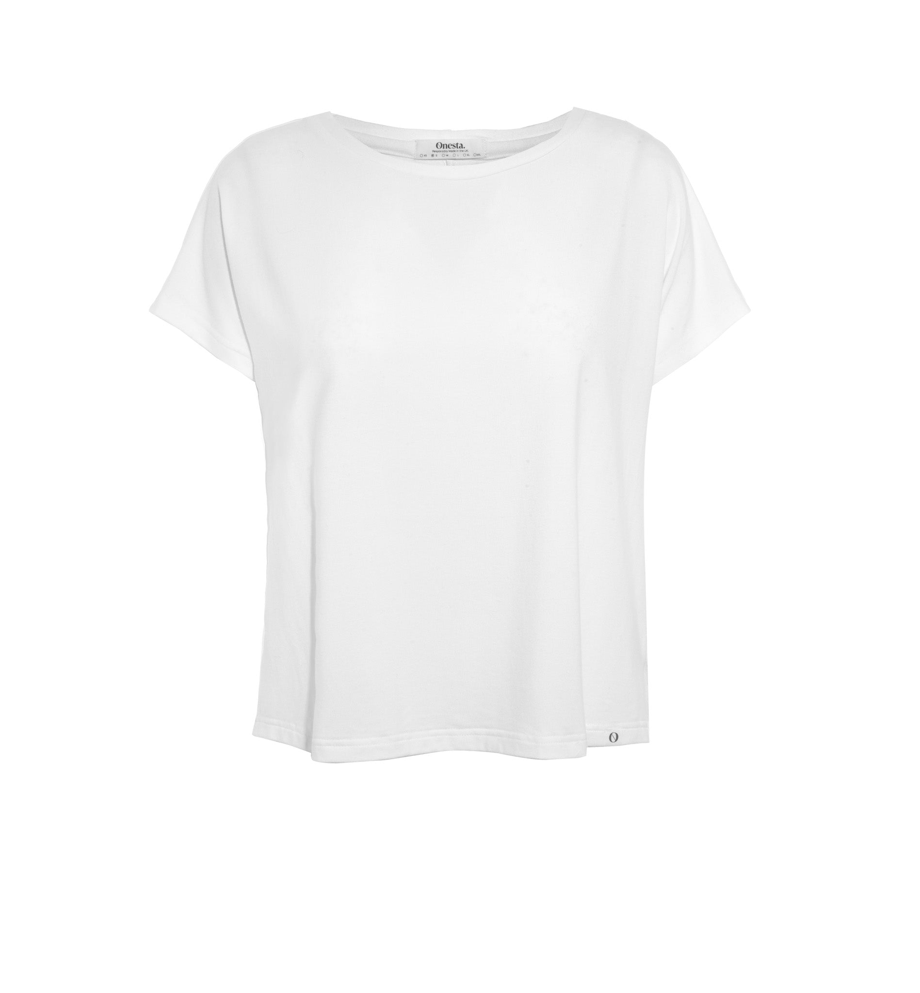 Onesta Women's White The Classic Sustainable Tee