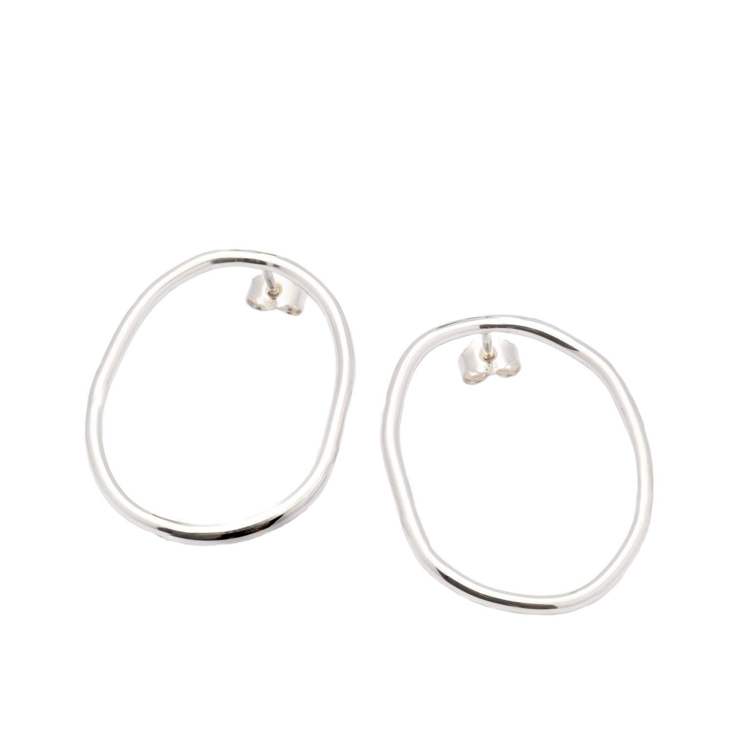 Lise Skovgaard Women's Map Hoops Silver