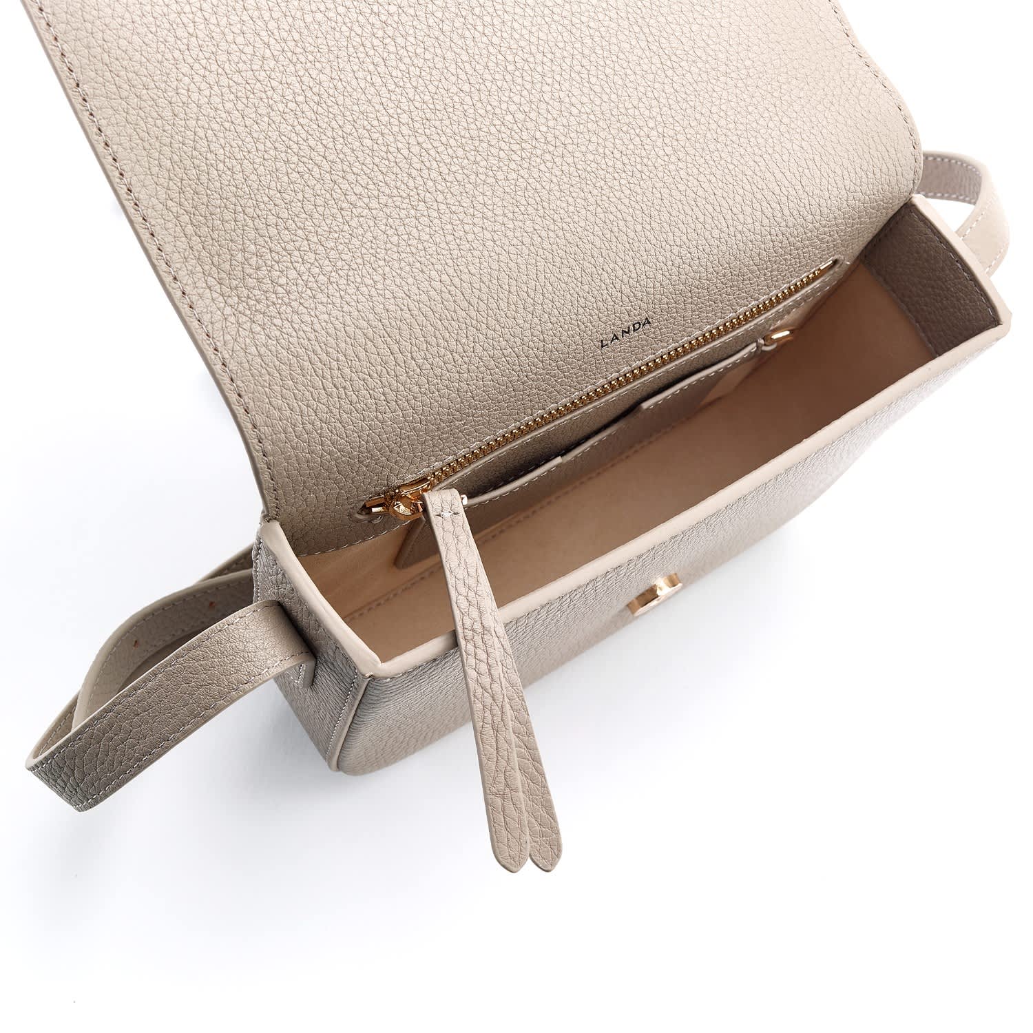  OULARIO Non Tanned Vachetta Leather Crossbody