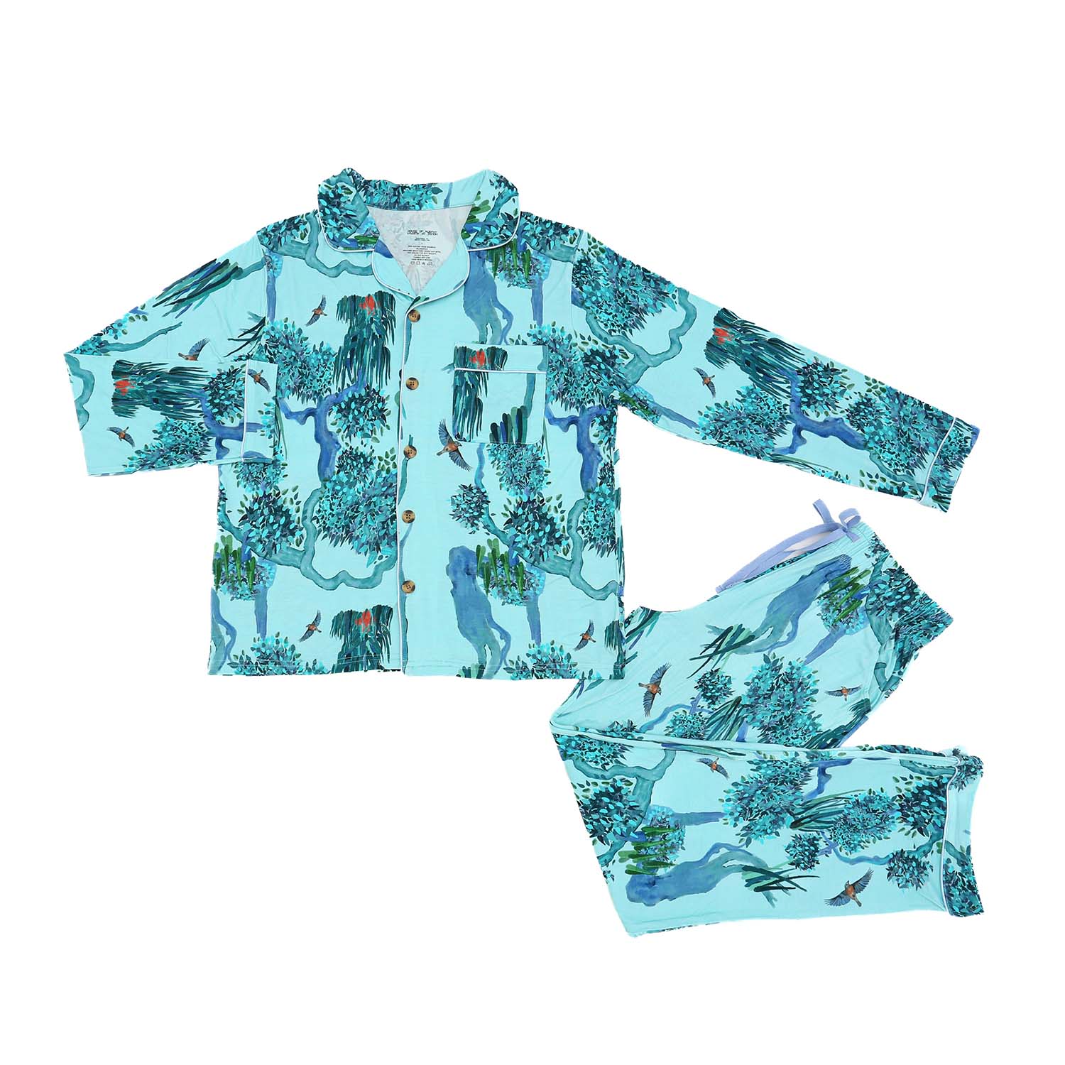 House Of Murphy Women's Blue Mystic Nights Bamboo Pajamas