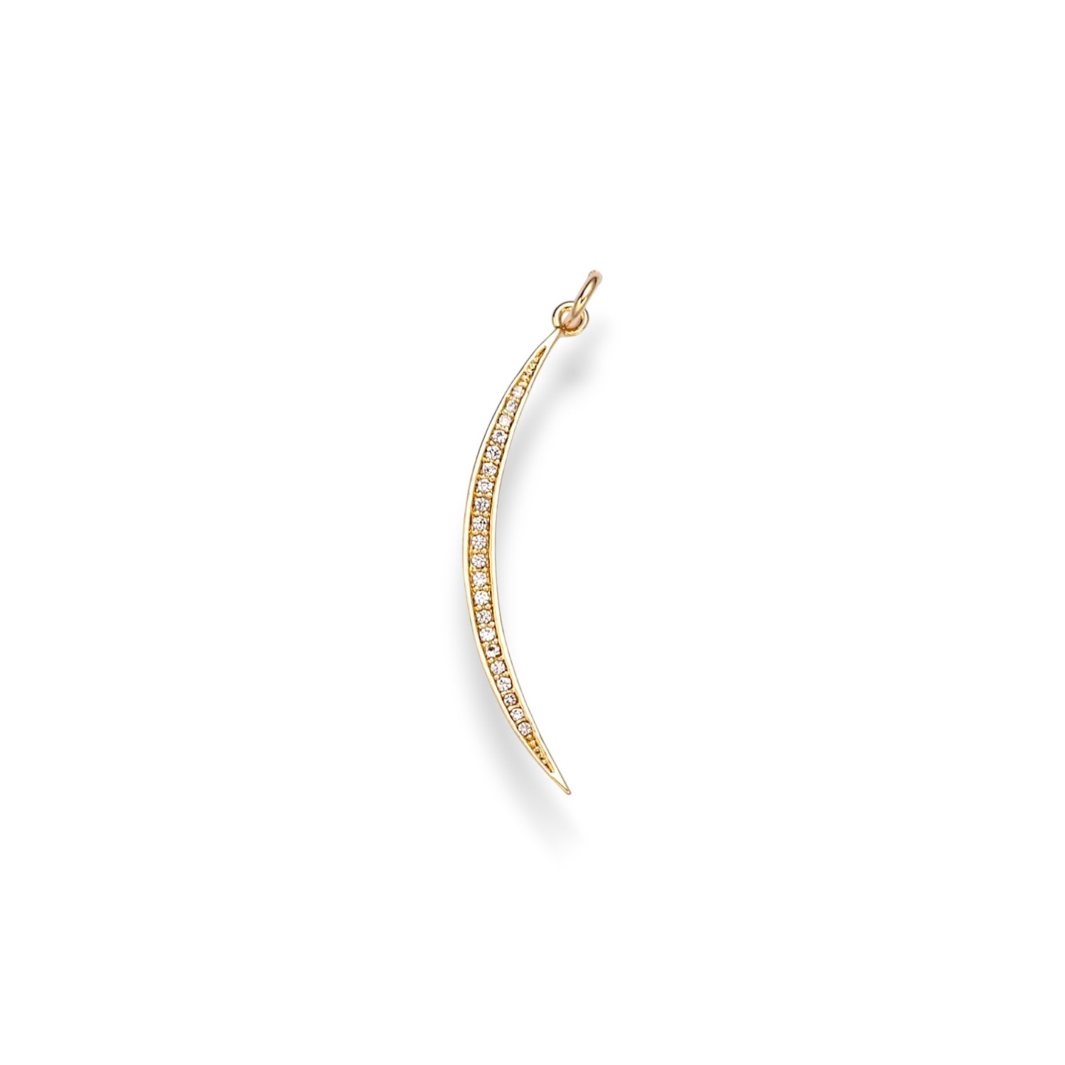 Alexie Of Athens Women's Gold Intentions Moon Charm