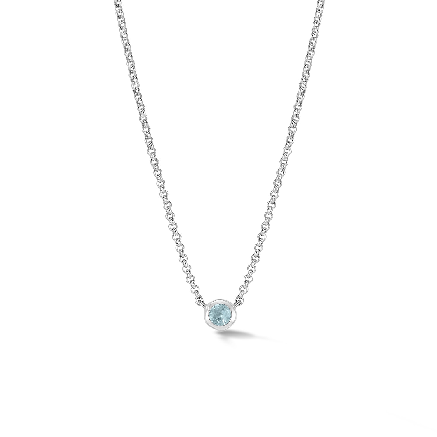Dower & Hall Dewdrop-pendant Necklace In Silver