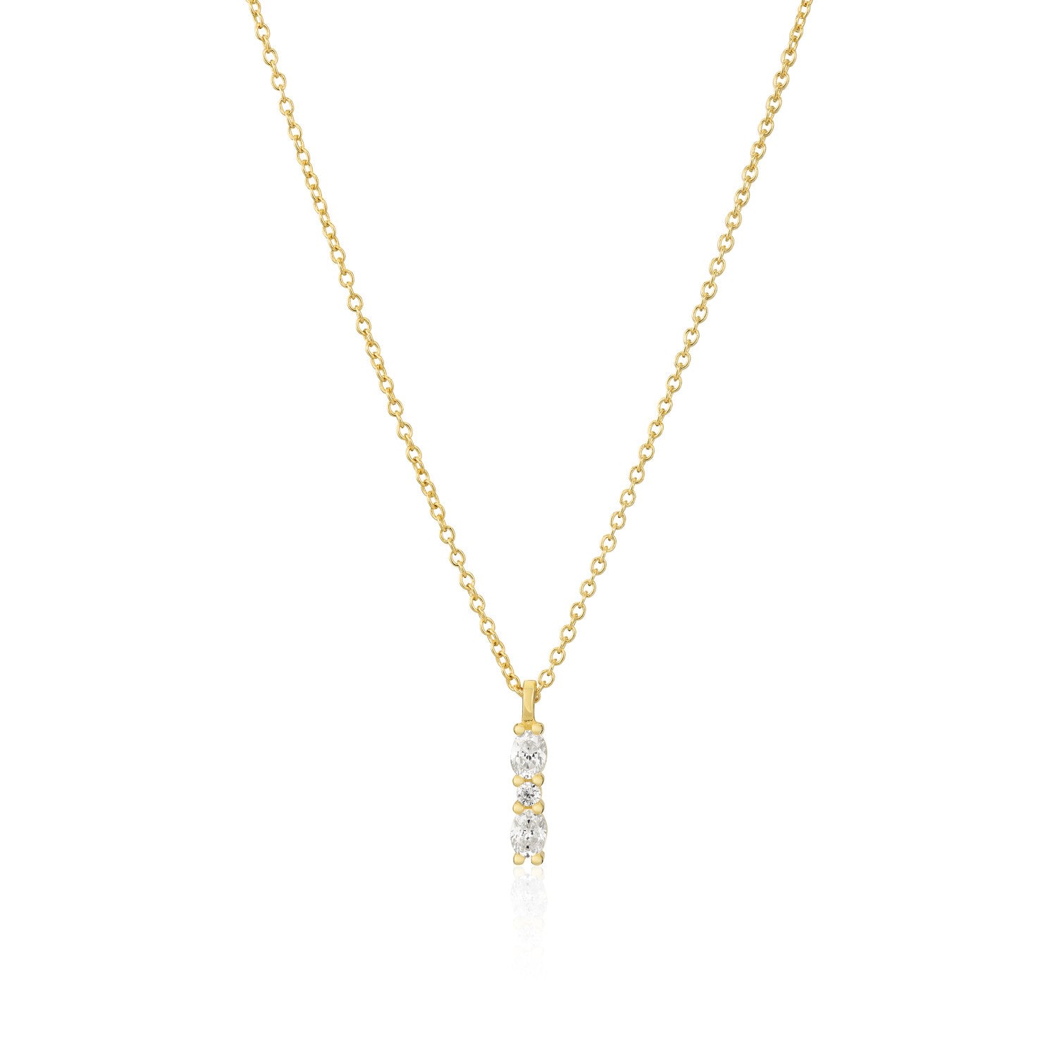 Sif Jakobs Jewellery Women's Necklace Ellera Ovale Piccolo Gold In Gold