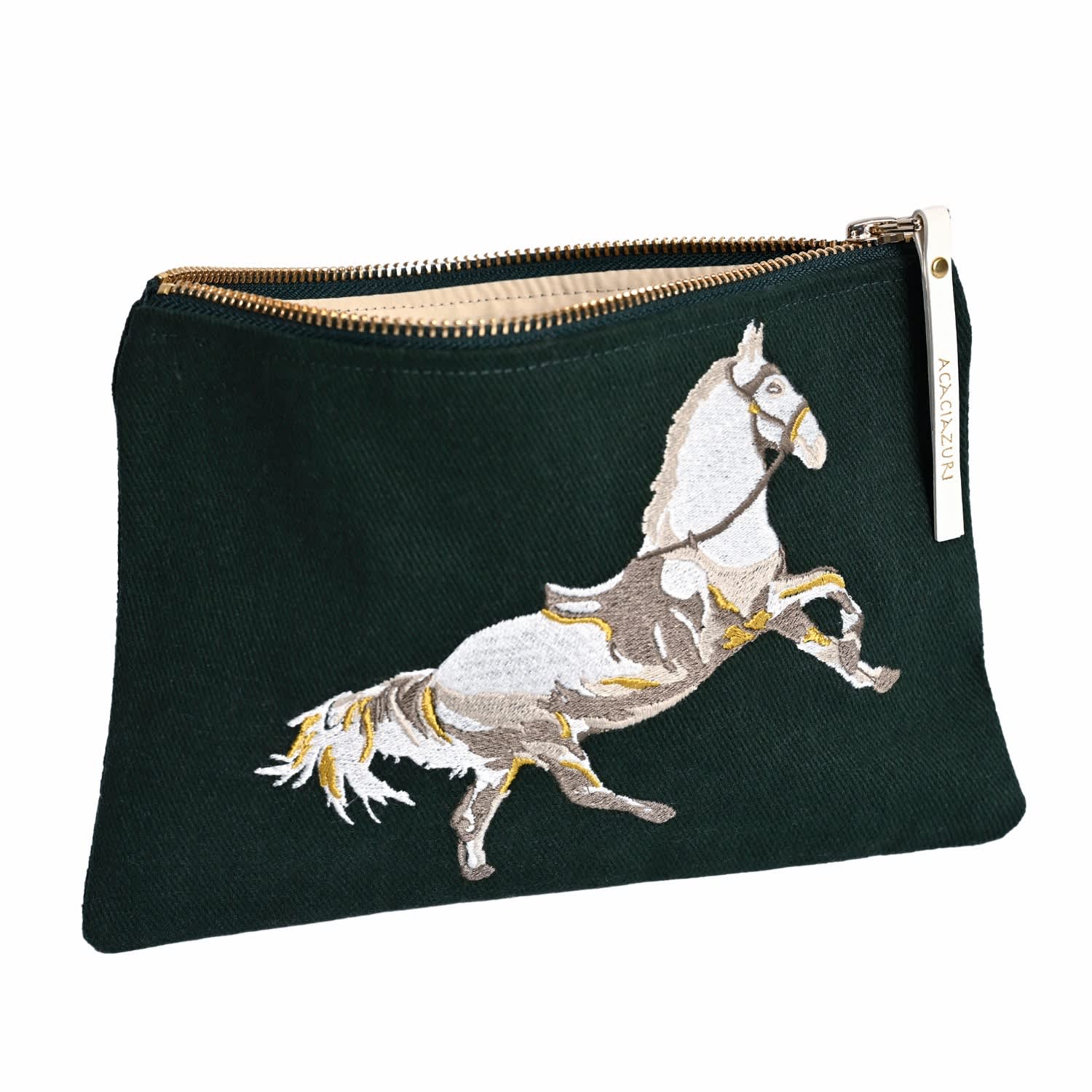 The Equestrian Embroidered Bag | AcaciaZuri | Wolf & Badger