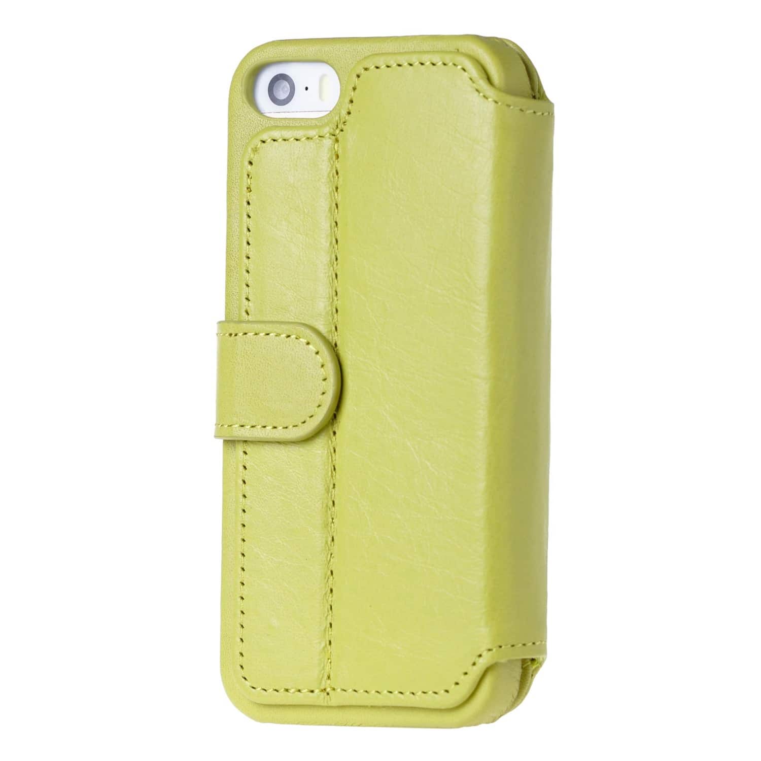 IPhone SE 5 5S Luxury English Leather Phone Wallet With 3 Card Slots