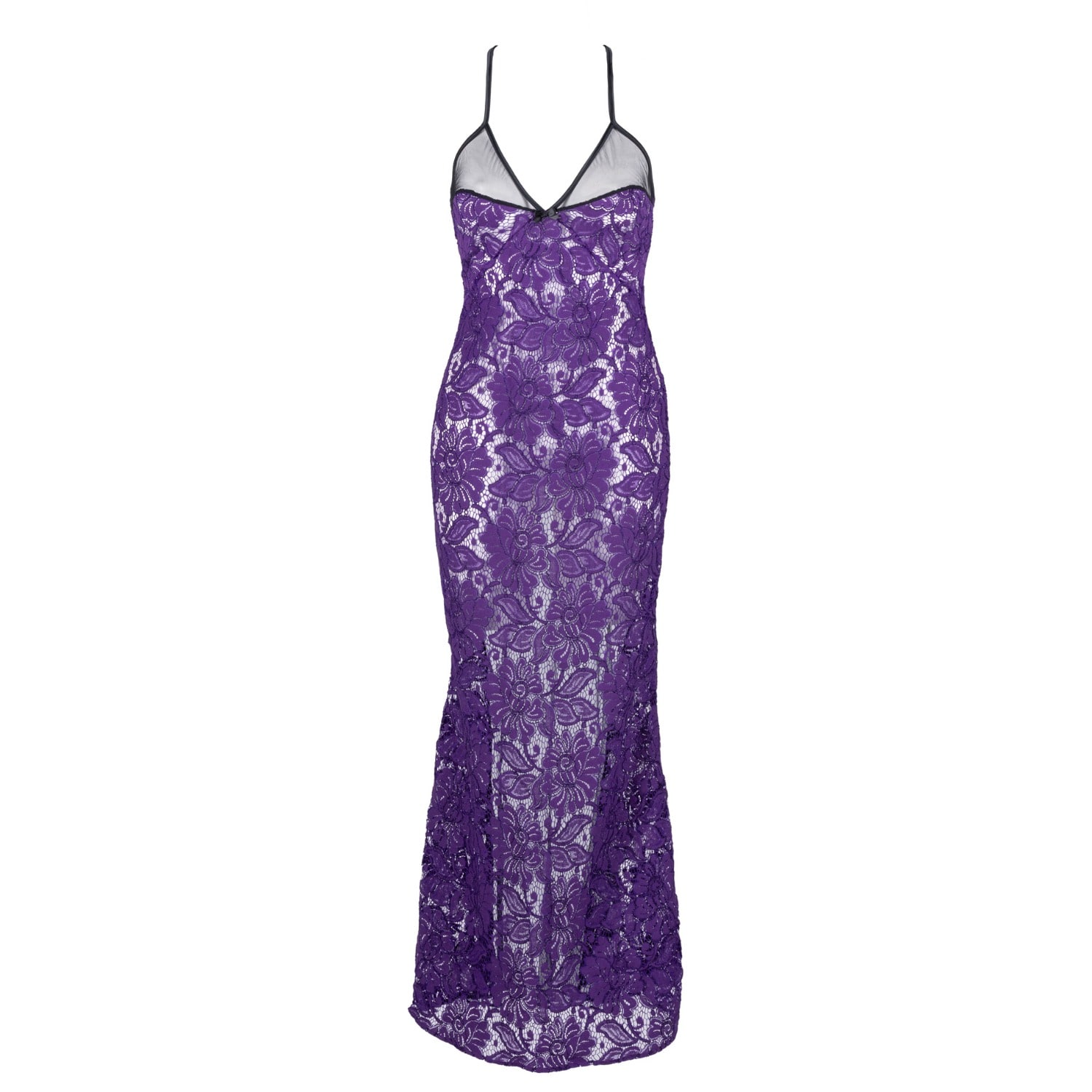 Les Jupons De Tess Women's Purple / Black Vogue Dress In Multi